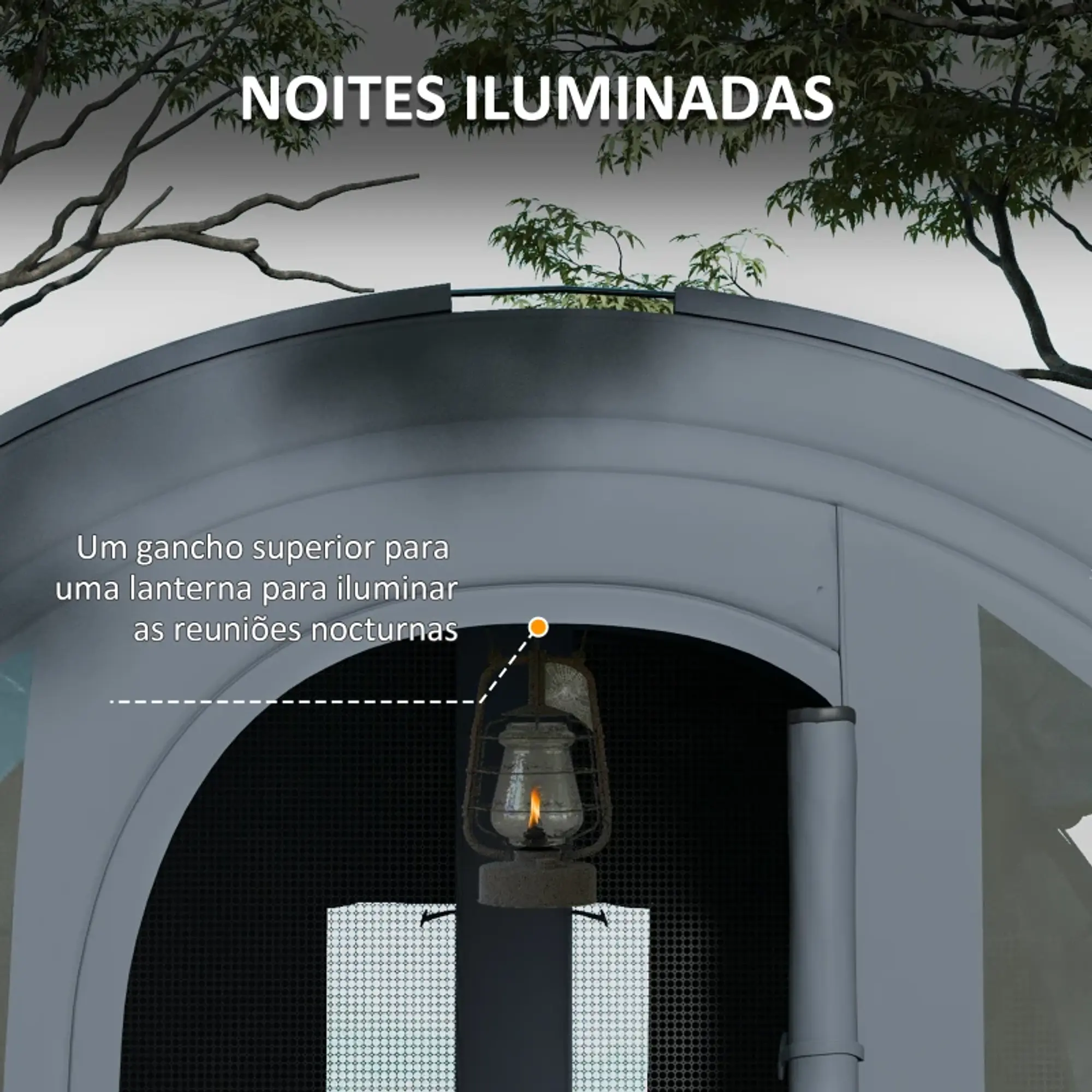 Tenda de Campismo Familiar 480x260x200  6