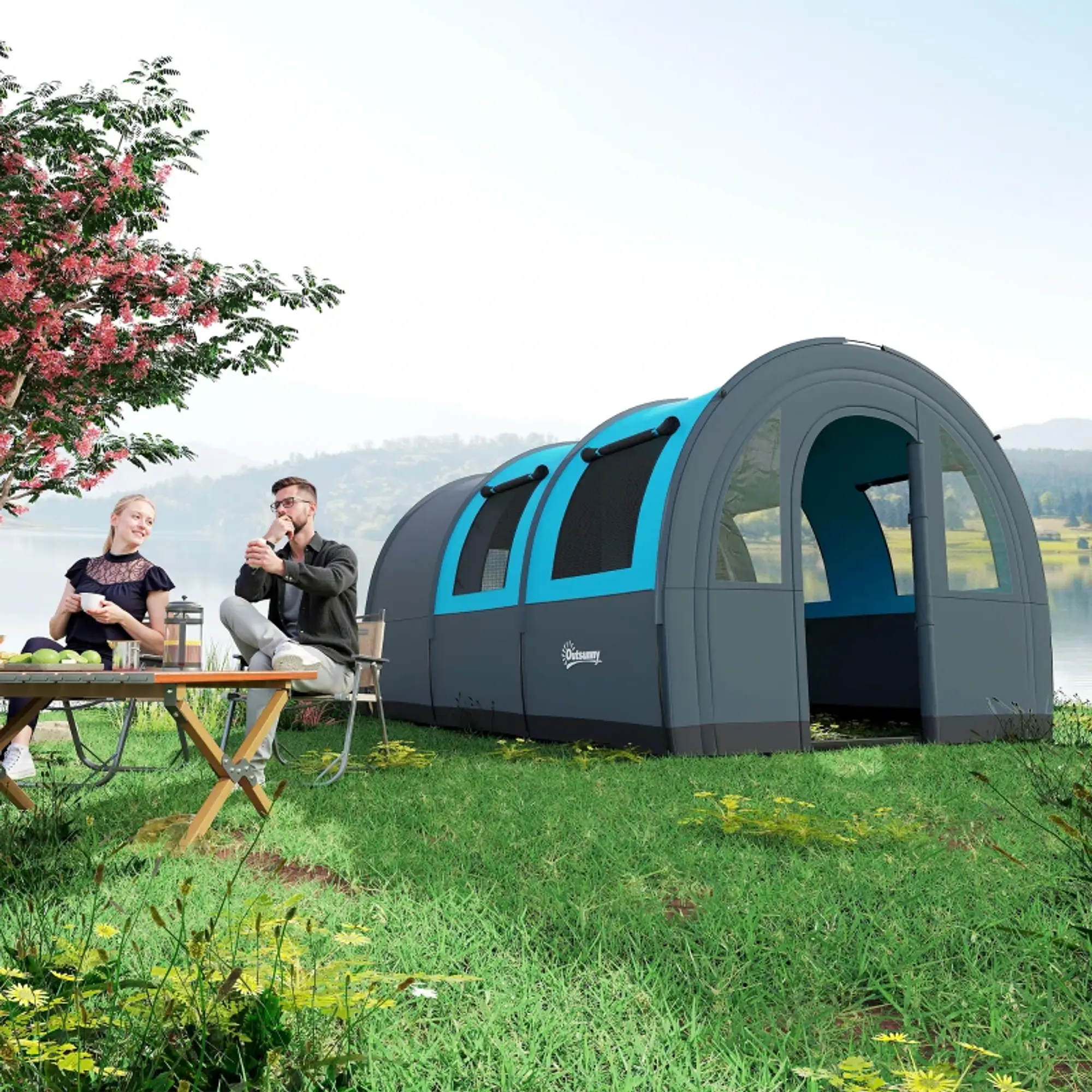 Tenda de Campismo Familiar 480x260x200  2