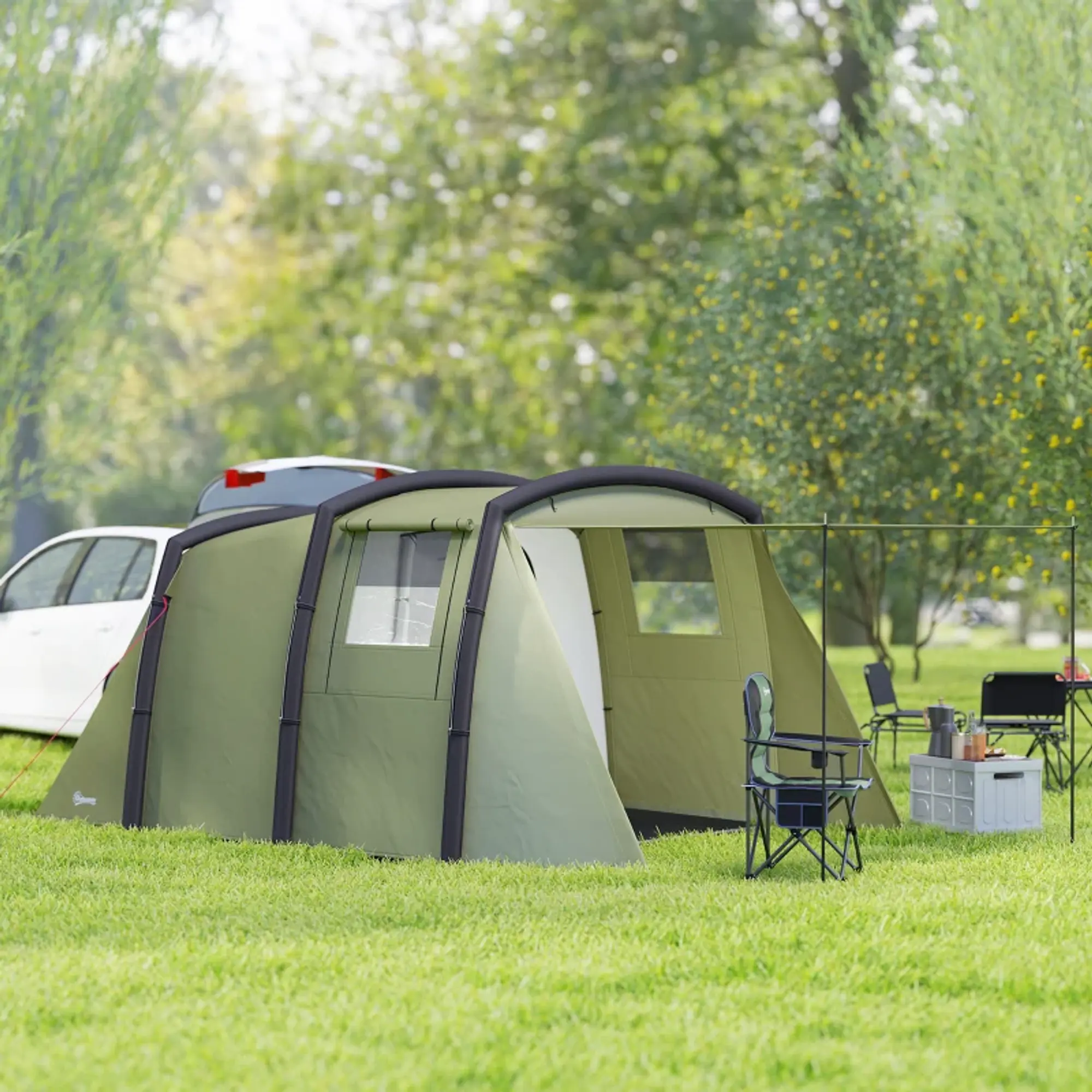 Tenda de Campismo Ie Bolsa de Transporte Proteção UV 50+ 12