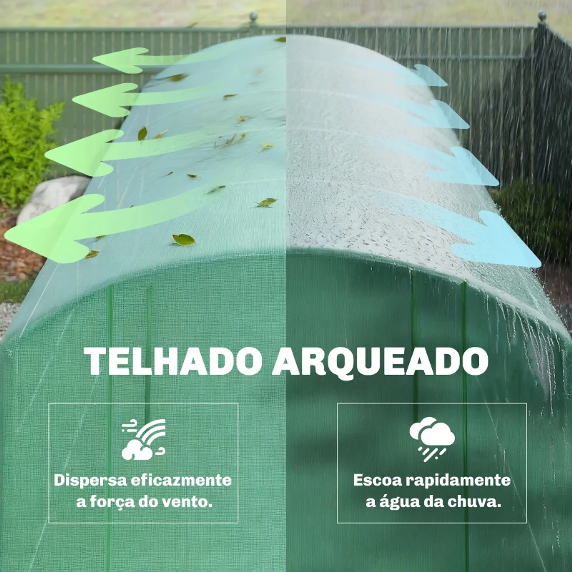 Estufa Tipo Túnel 6x3x2 m 12
