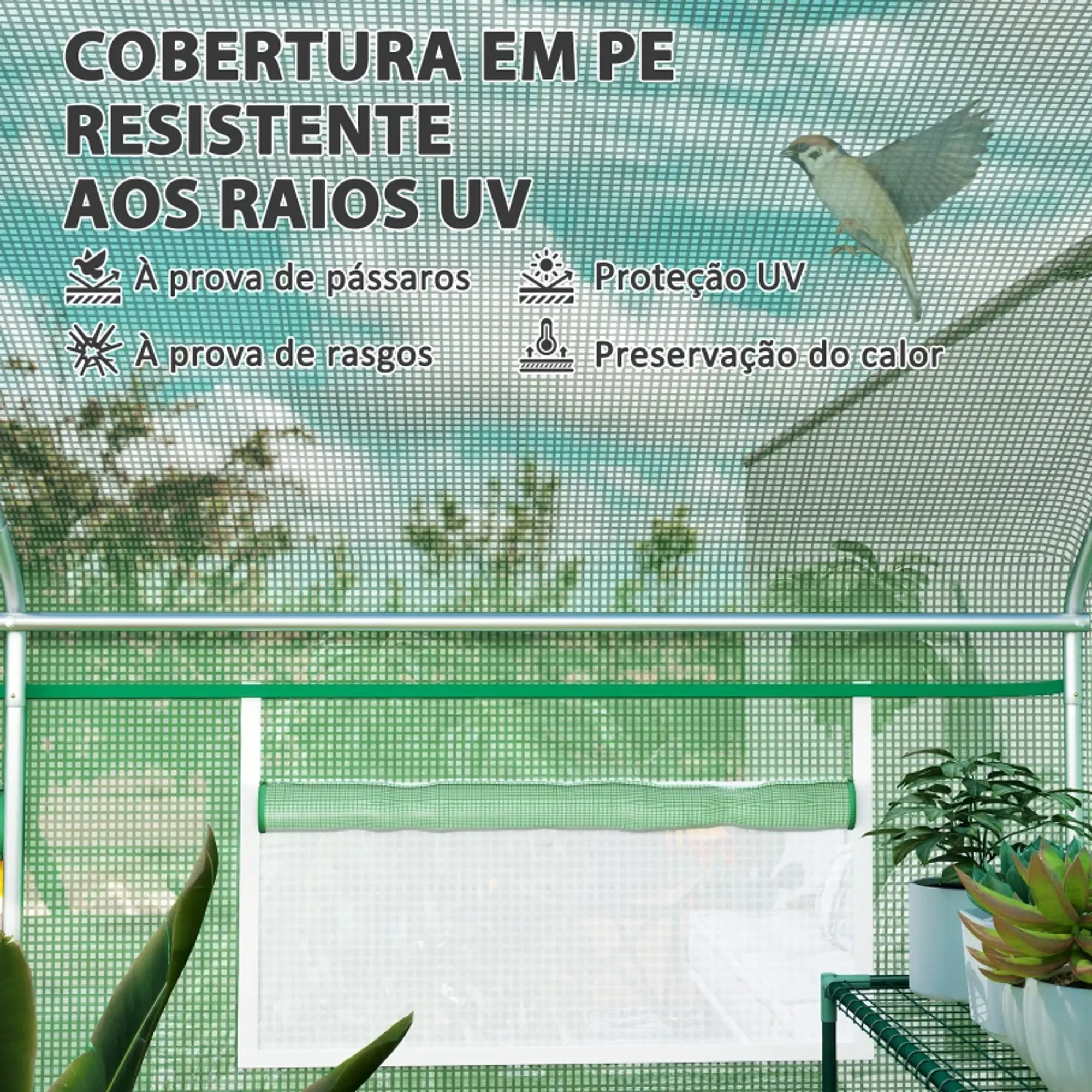 Estufa tipo Túnel 397x300x200 cm 11