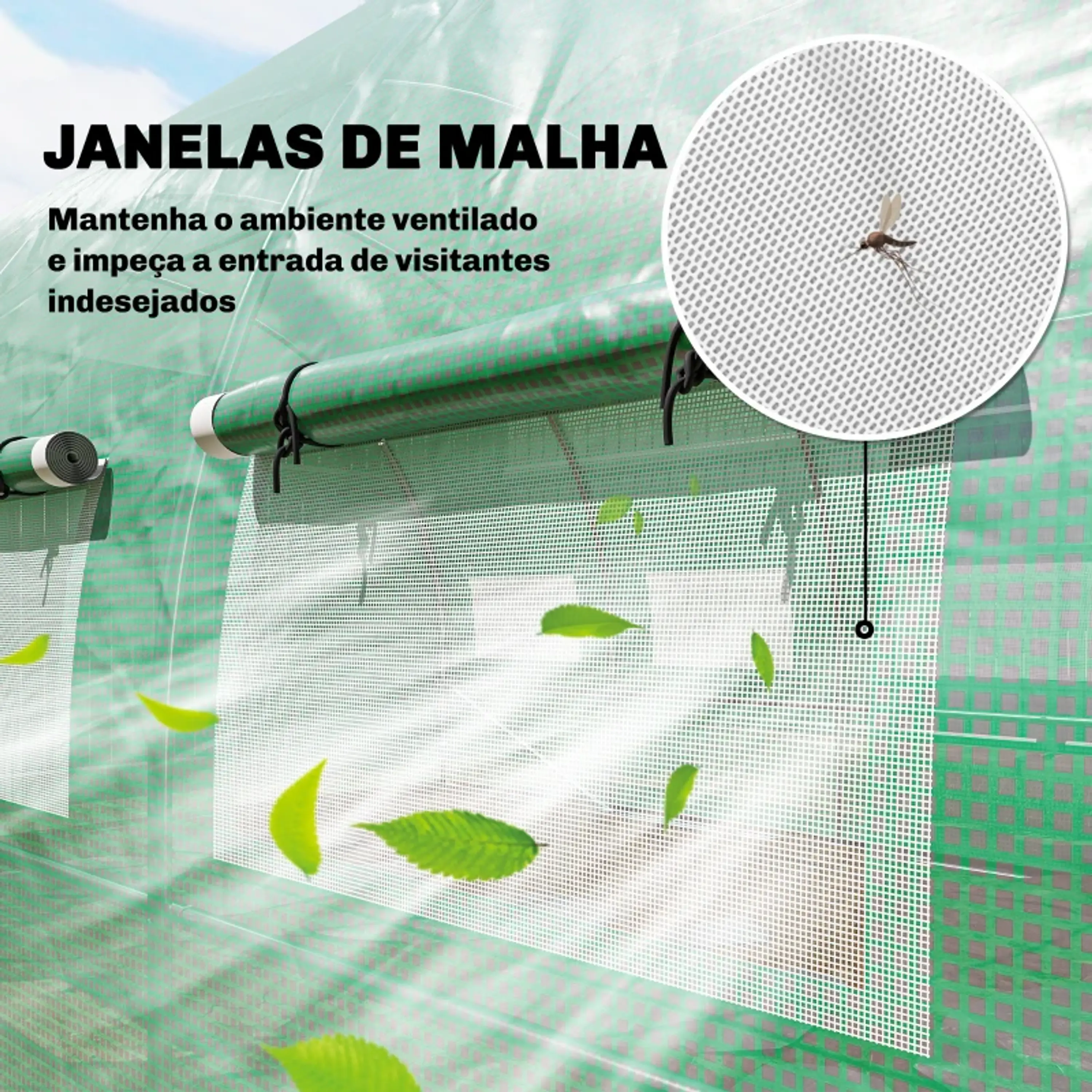Estufa Túnel 6x3x2 m 5