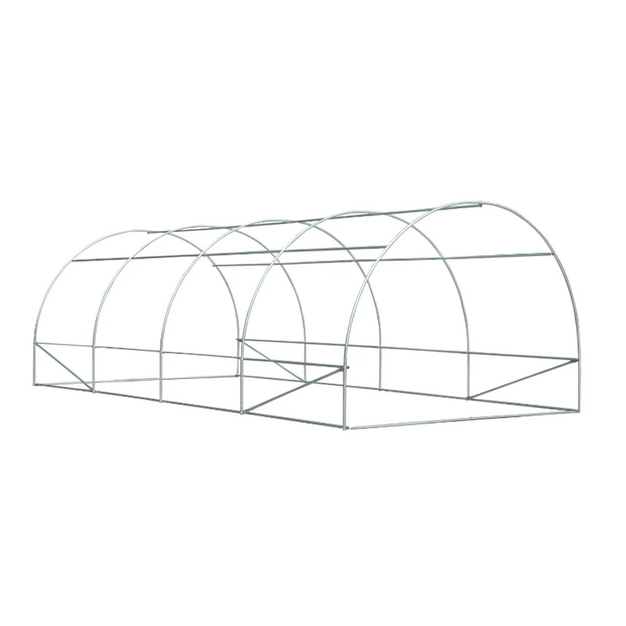 Estufa Tipo Túnel 595x300x200 cm com 8 Janelas 11