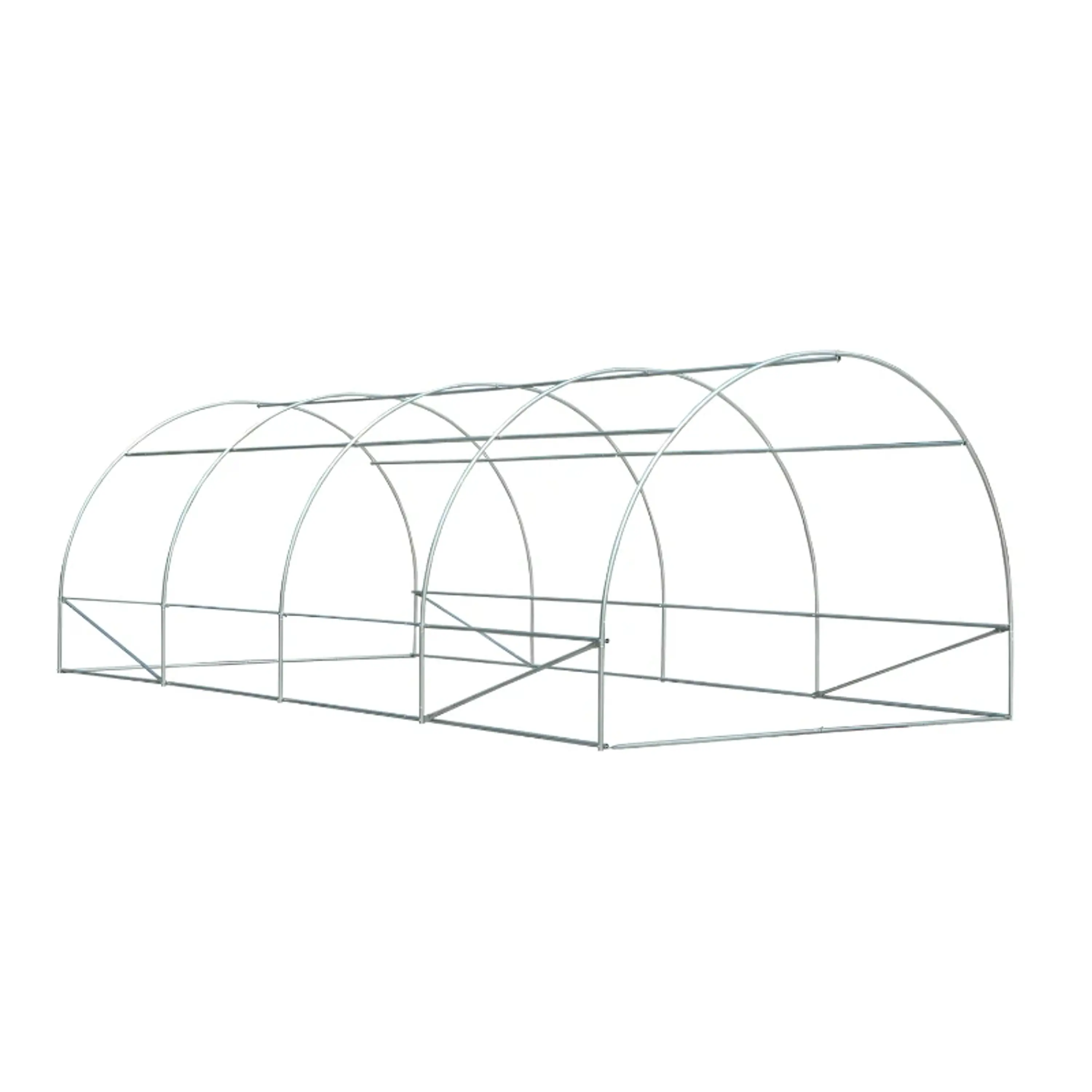 Estufa Tipo Túnel 595x300x200 cm com 8 Janelas 11