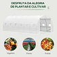 Estufa de Túnel 600x300x200cm com Porta Enrolável 12 Janelas - Thumbnail 4