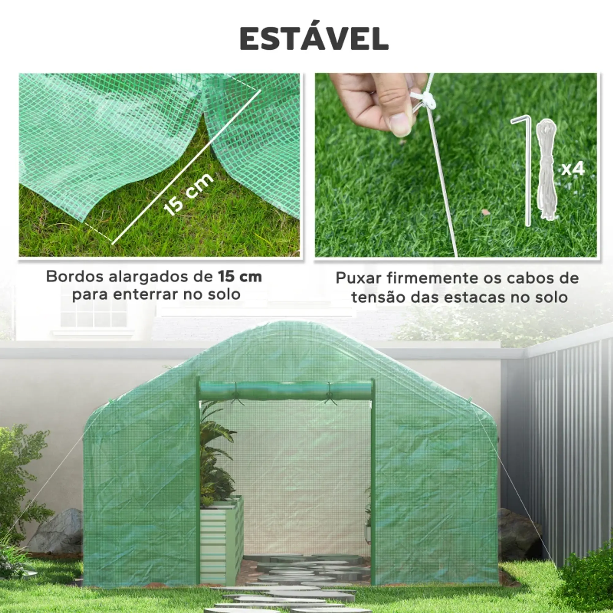 Estufa 4x3x2 m Anti UV 7
