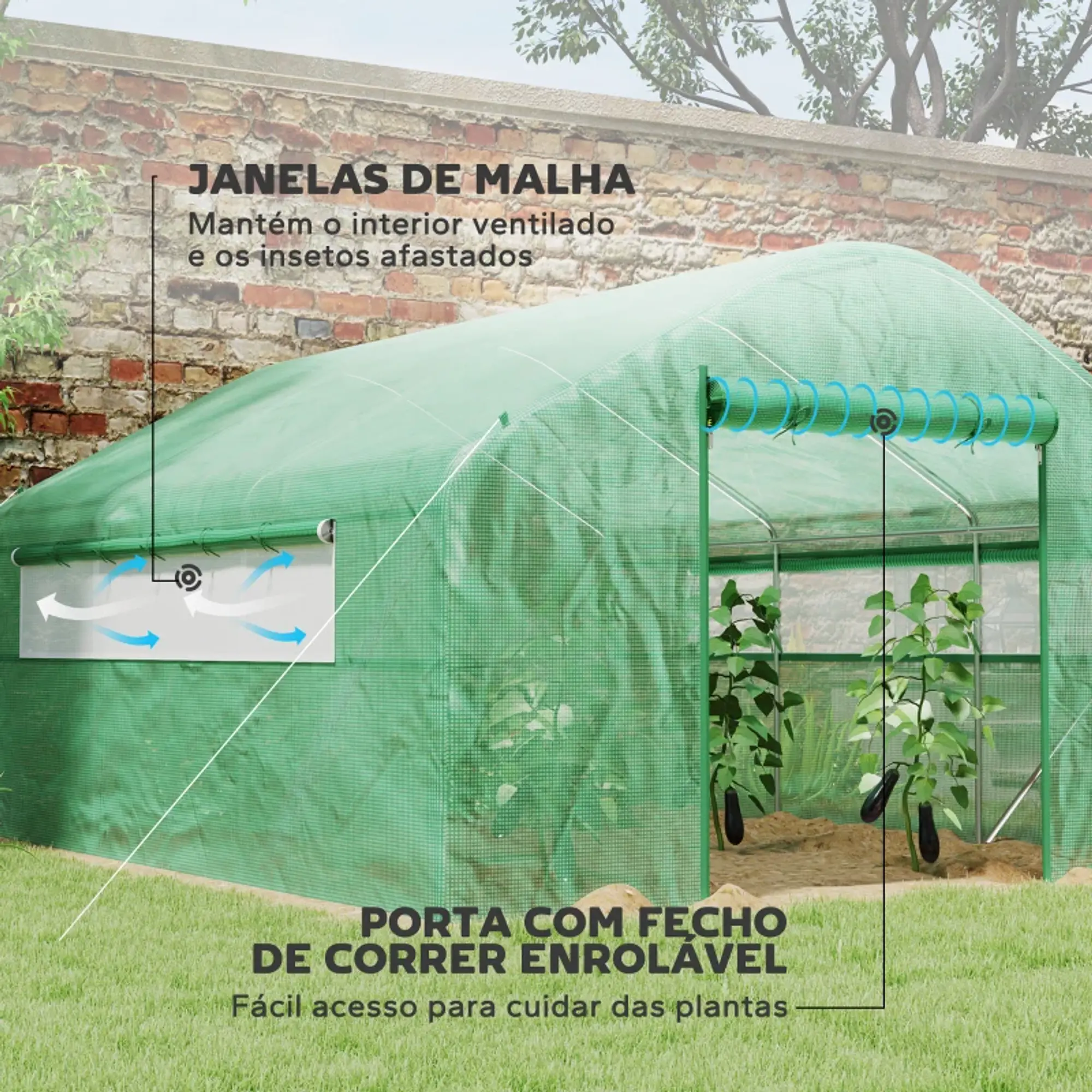 Estufa 4x3x2 m Anti UV 11