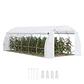 Estufa de Jardim 6x3x2m com Porta Enrolável 12 Janelas - Thumbnail 2