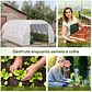 Estufa de Jardim 6x3x2m com Porta Enrolável 12 Janelas - Thumbnail 7