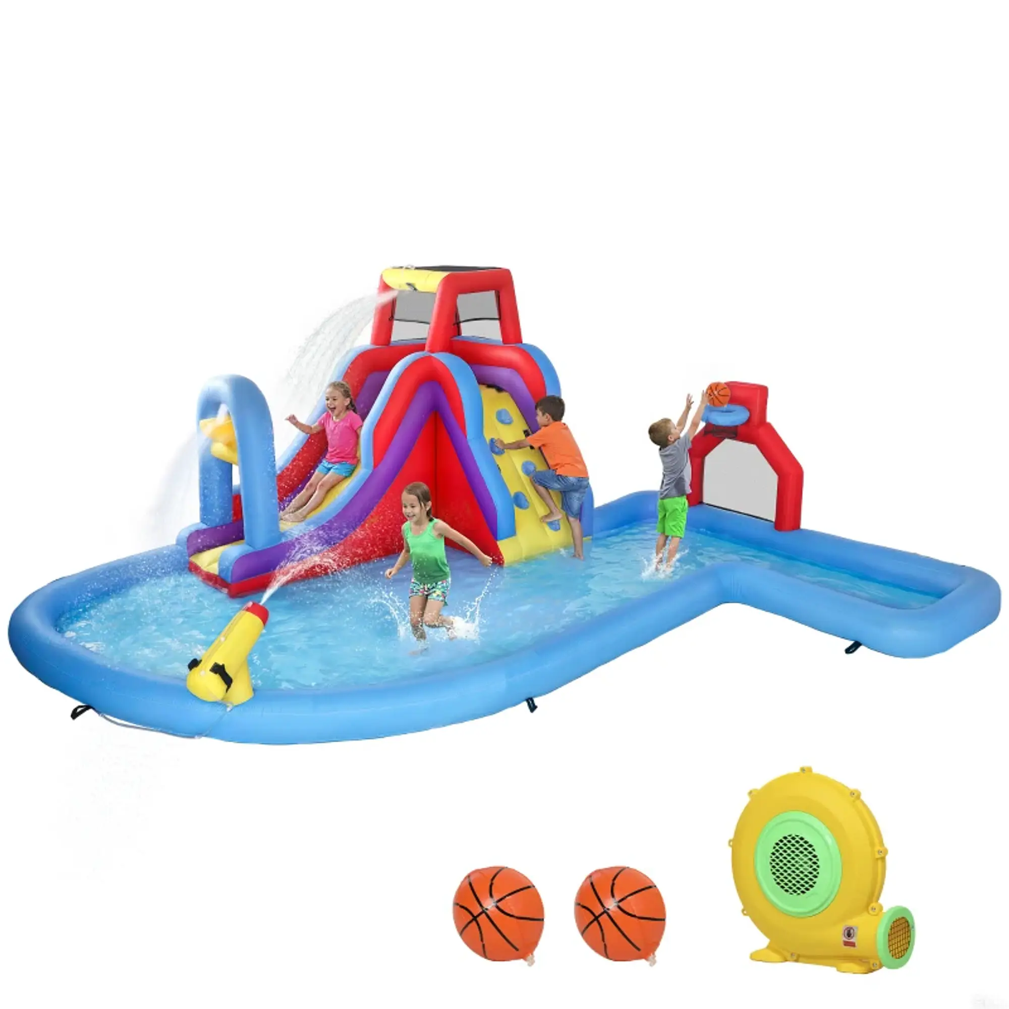 Castelo Insuflável Aquático com Insuflador 550W 1