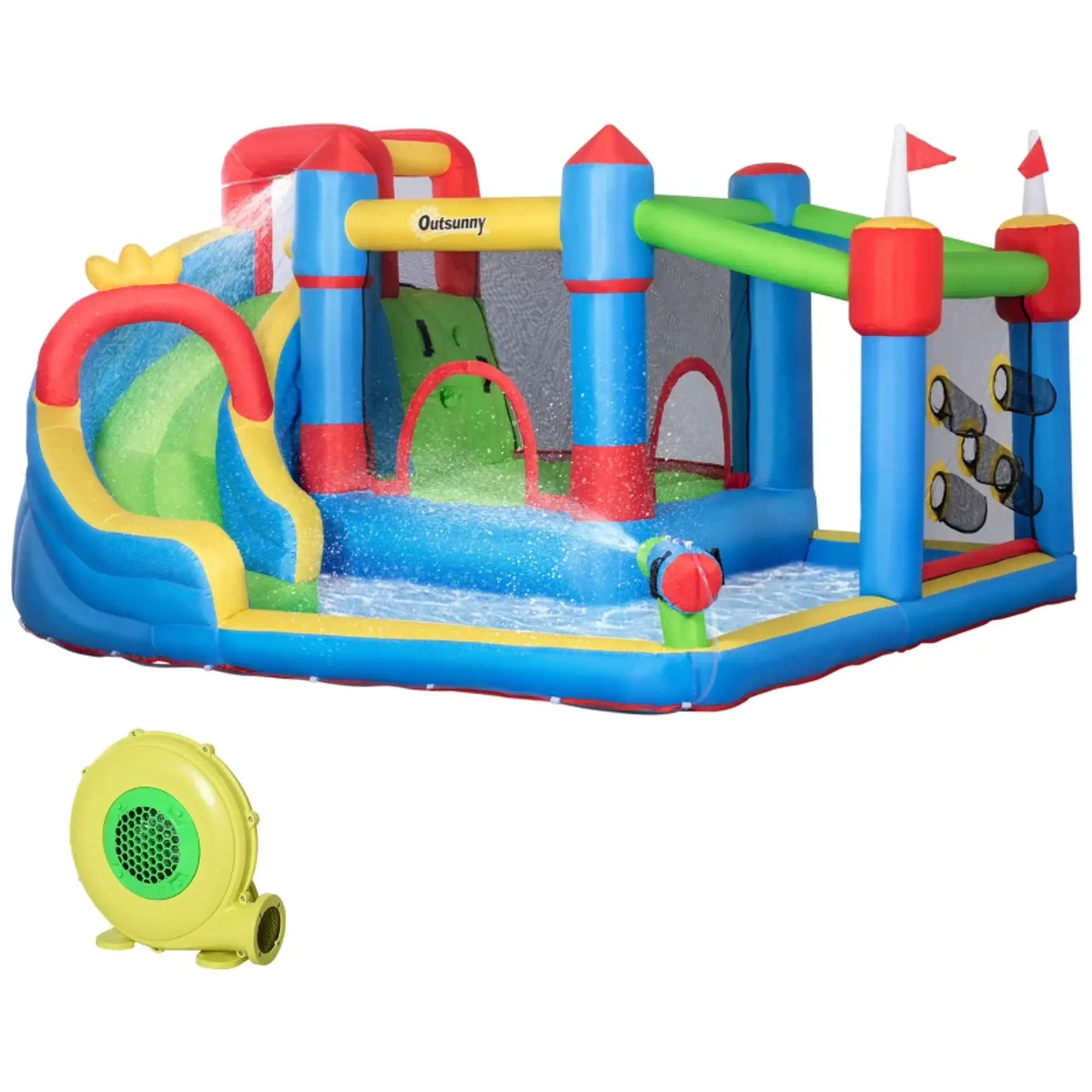 Castelo Insuflável com Escorrega & Trampolim 12