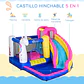 Castelo insuflável com piscina escorregador - Thumbnail 7