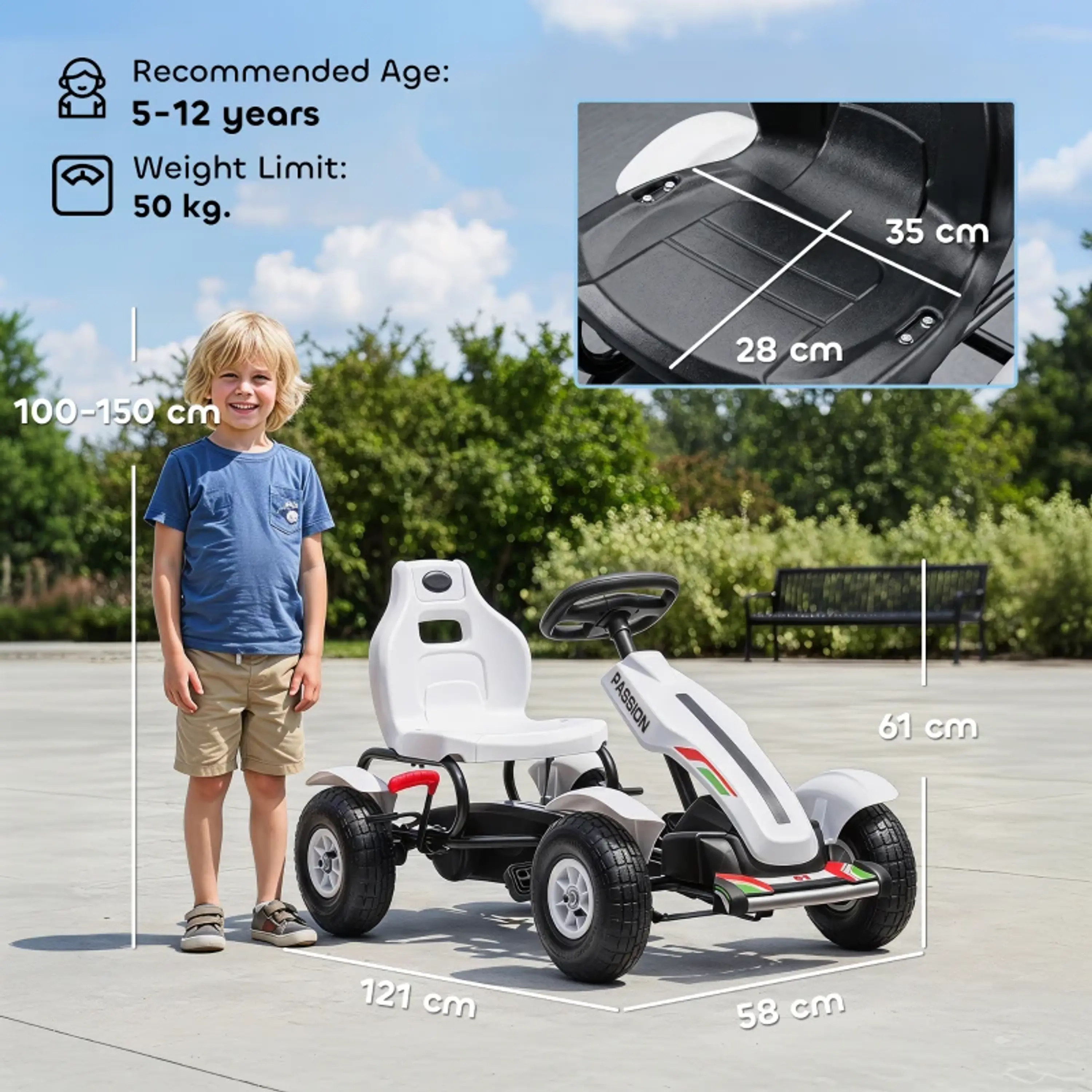 Kart a Pedais para Crianças de 5-12 Anos 2
