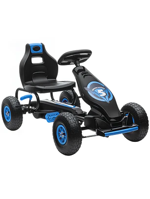 Kart a Pedais para Crianças 5-12 Anos com Travão de Mão