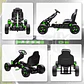 Kart a Pedais para Crianças com Embraiagem Automática Travão e Rodas Antiderrapantes EVA - Thumbnail 7