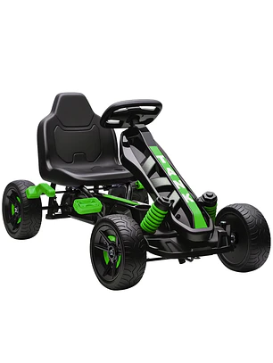 Kart a Pedais para Crianças com Embraiagem Automática Travão e Rodas Antiderrapantes EVA