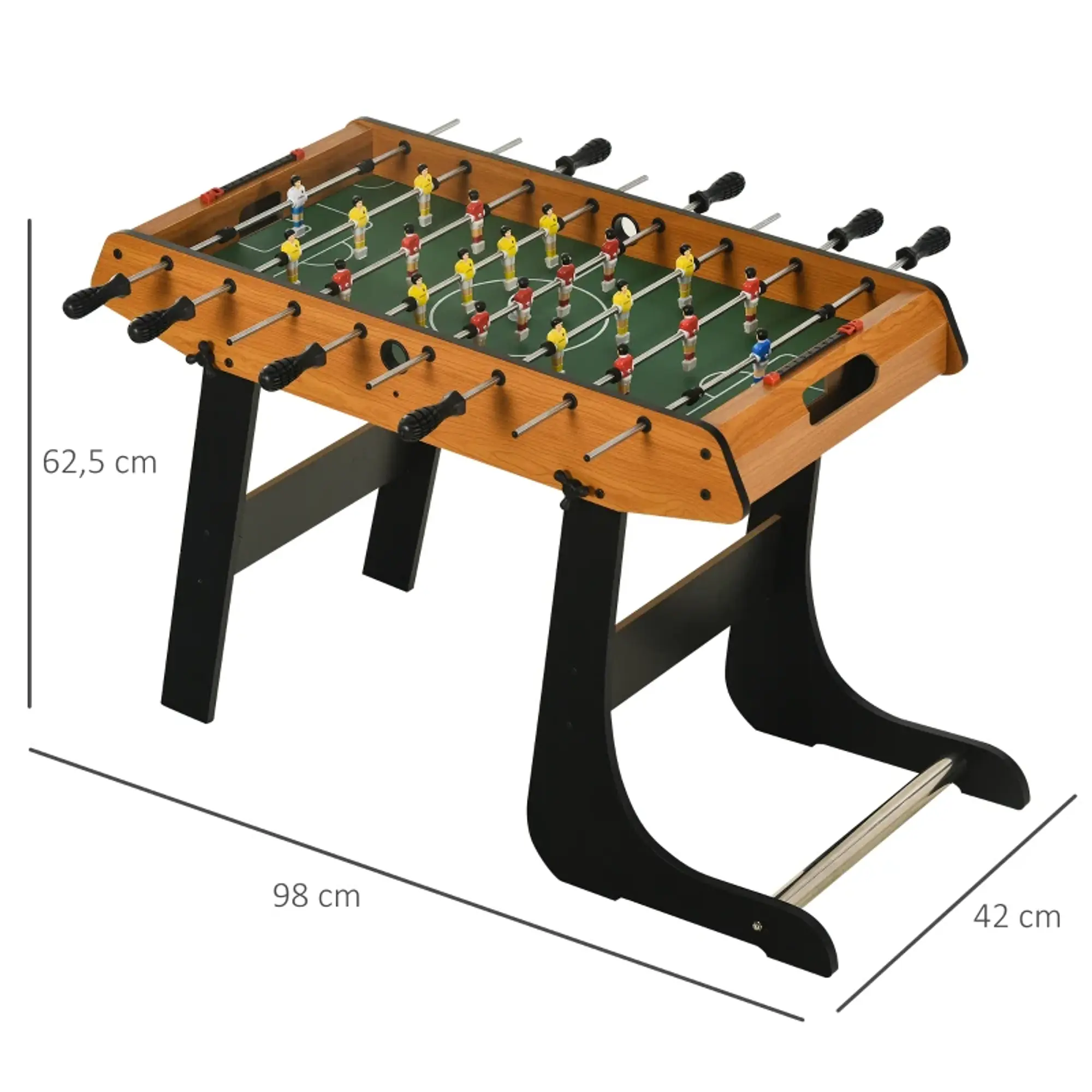 Mini mesa de Matraquilhos Dobrável 98x42x62,5  4