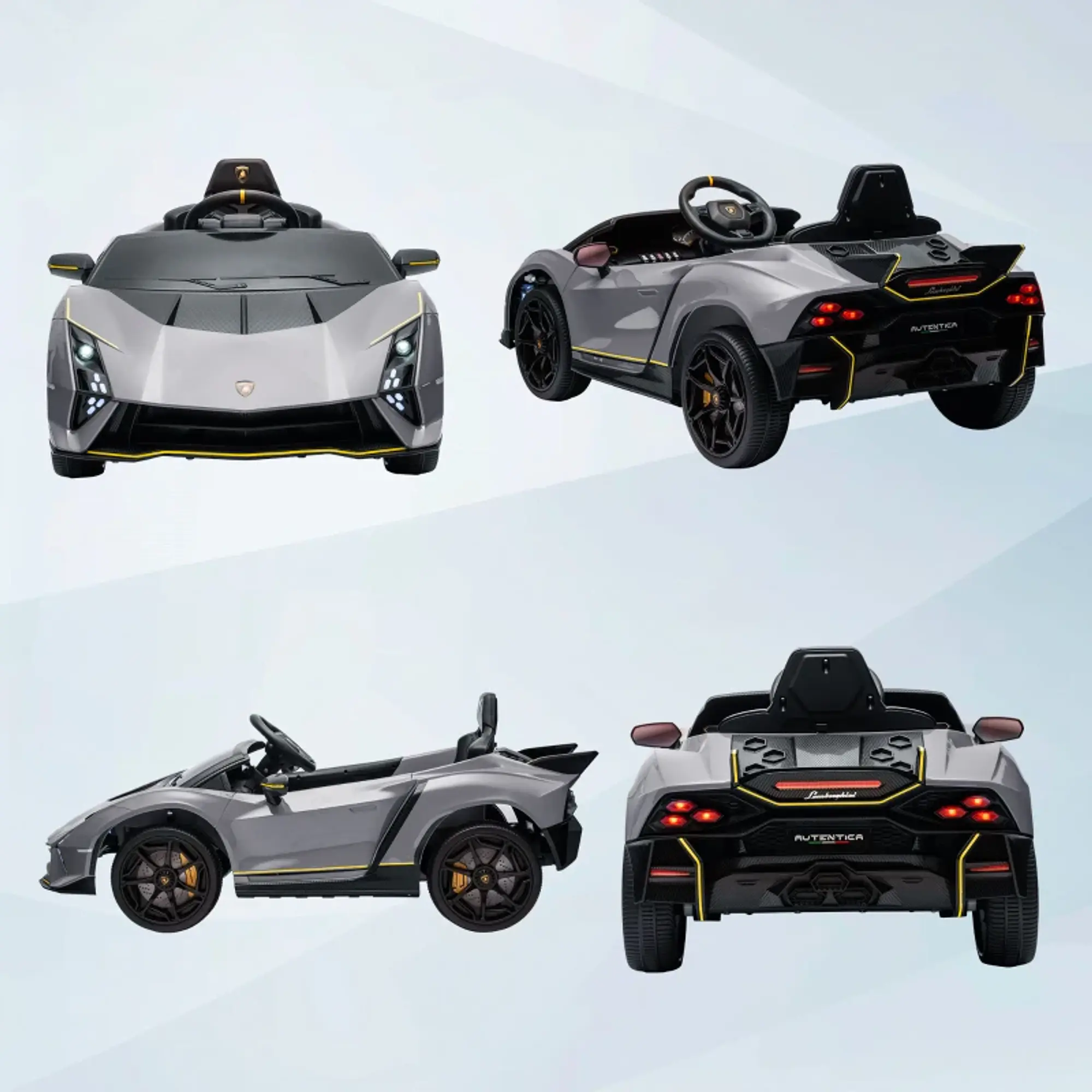 Carro Elétrico Lamborghini 12V  com Musica 6