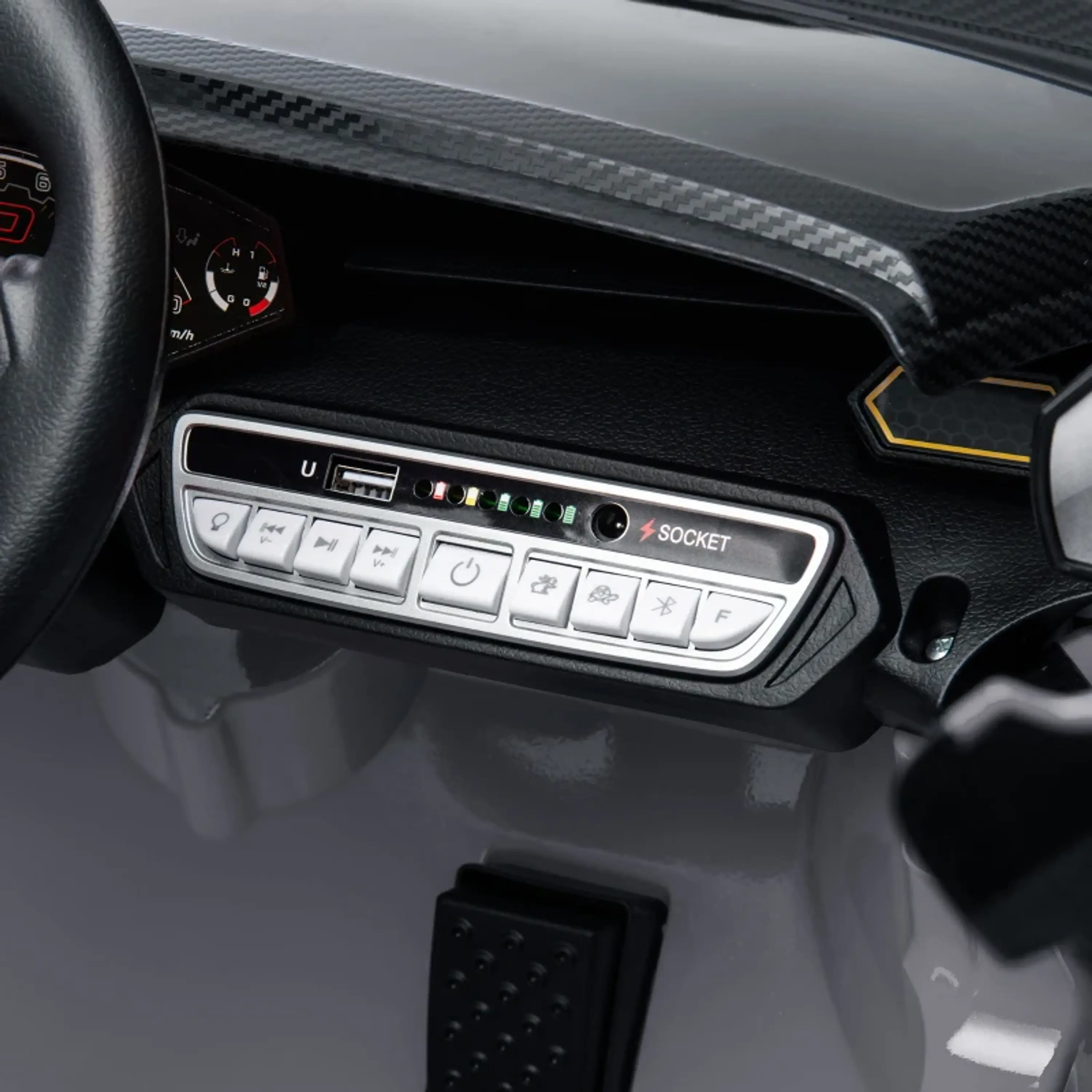 Carro Elétrico Lamborghini 12V  com Musica 10