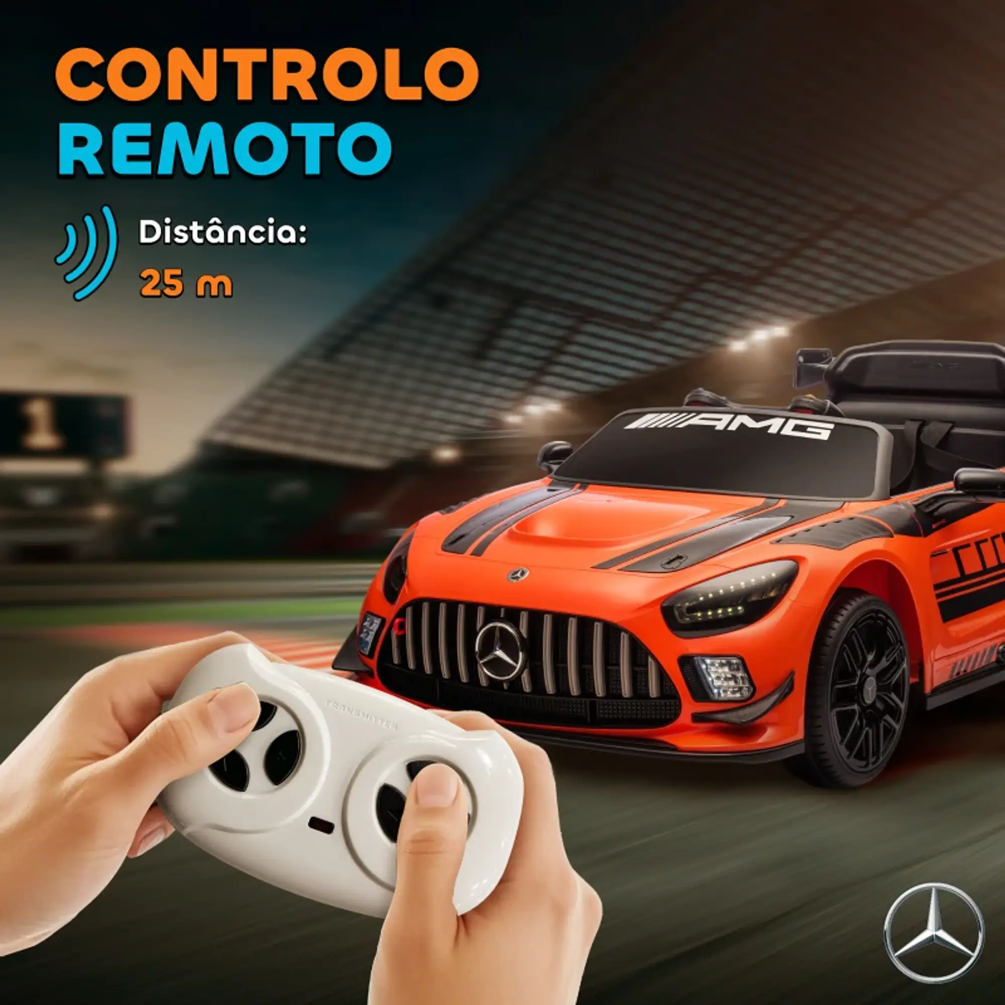 Carro Elétrico Mercedes-AMG GT3 Evo 12V 9