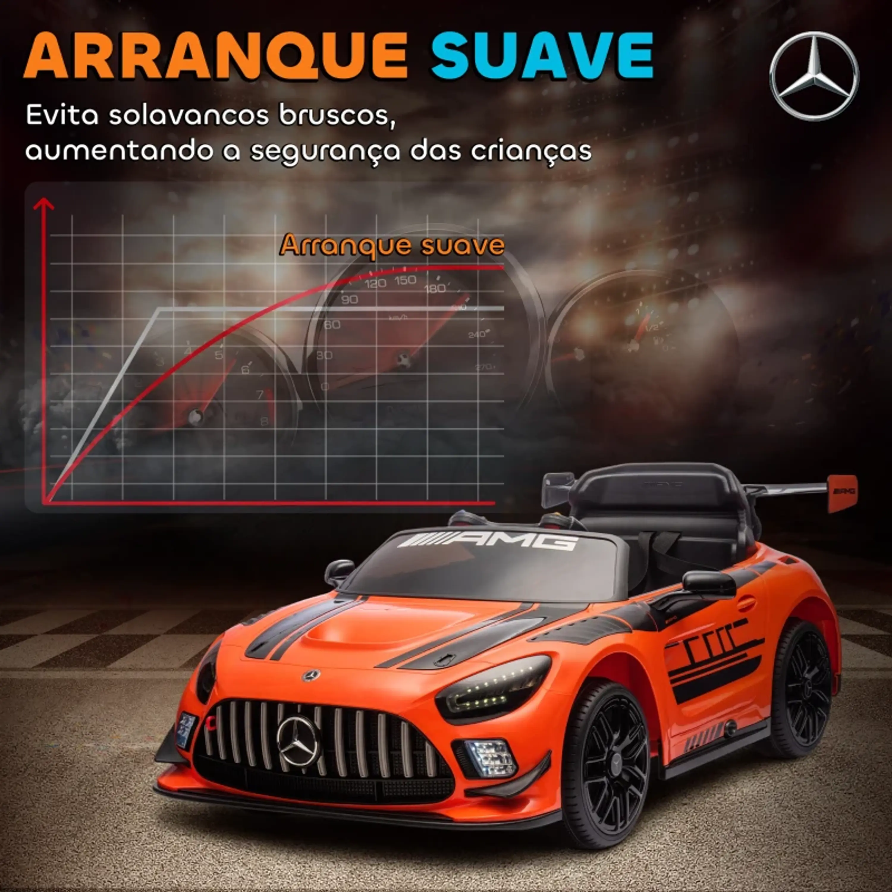 Carro Elétrico Mercedes-AMG GT3 Evo 12V 11