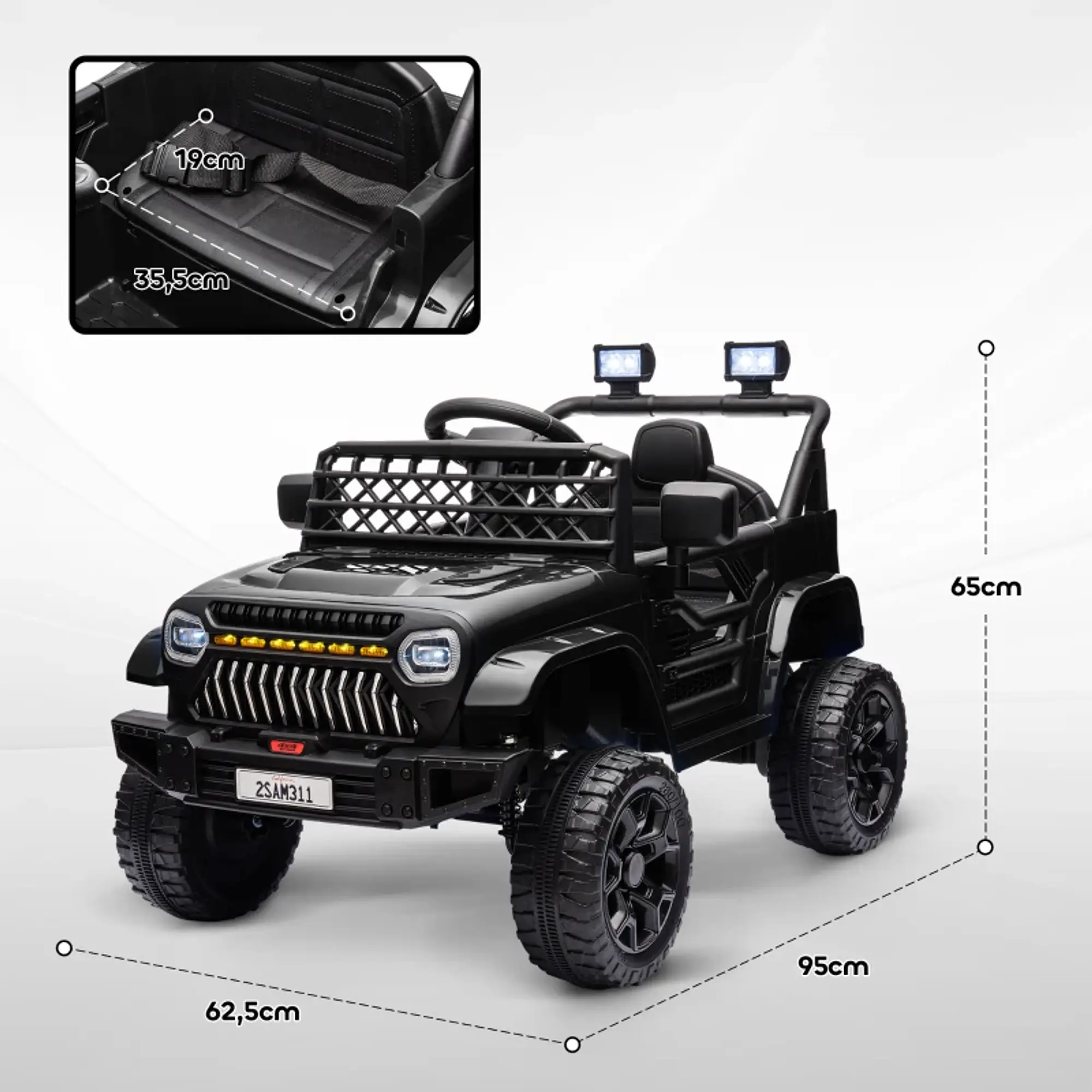 Carro Elétrico Infantil UTV 12V 5