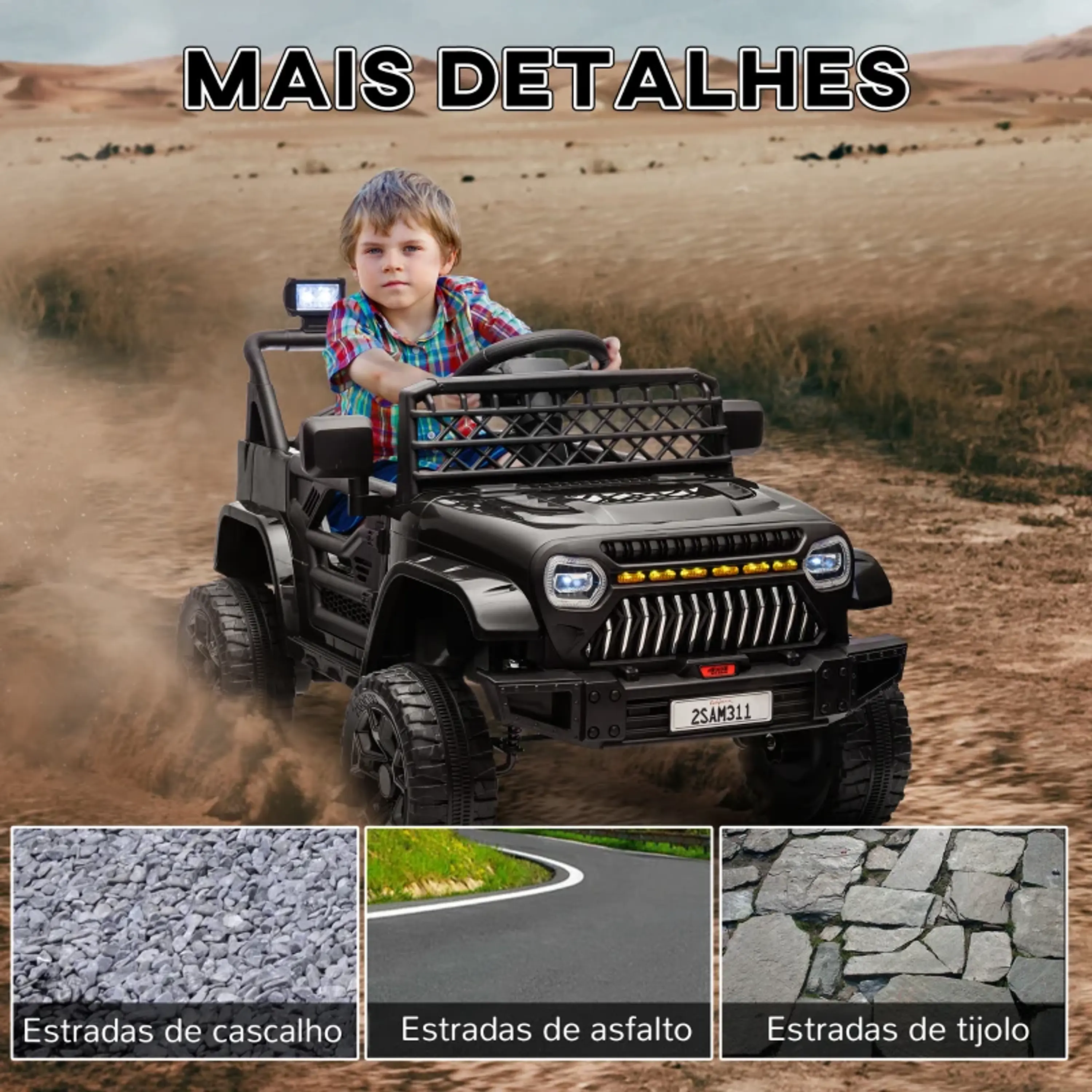 Carro Elétrico Infantil UTV 12V 6
