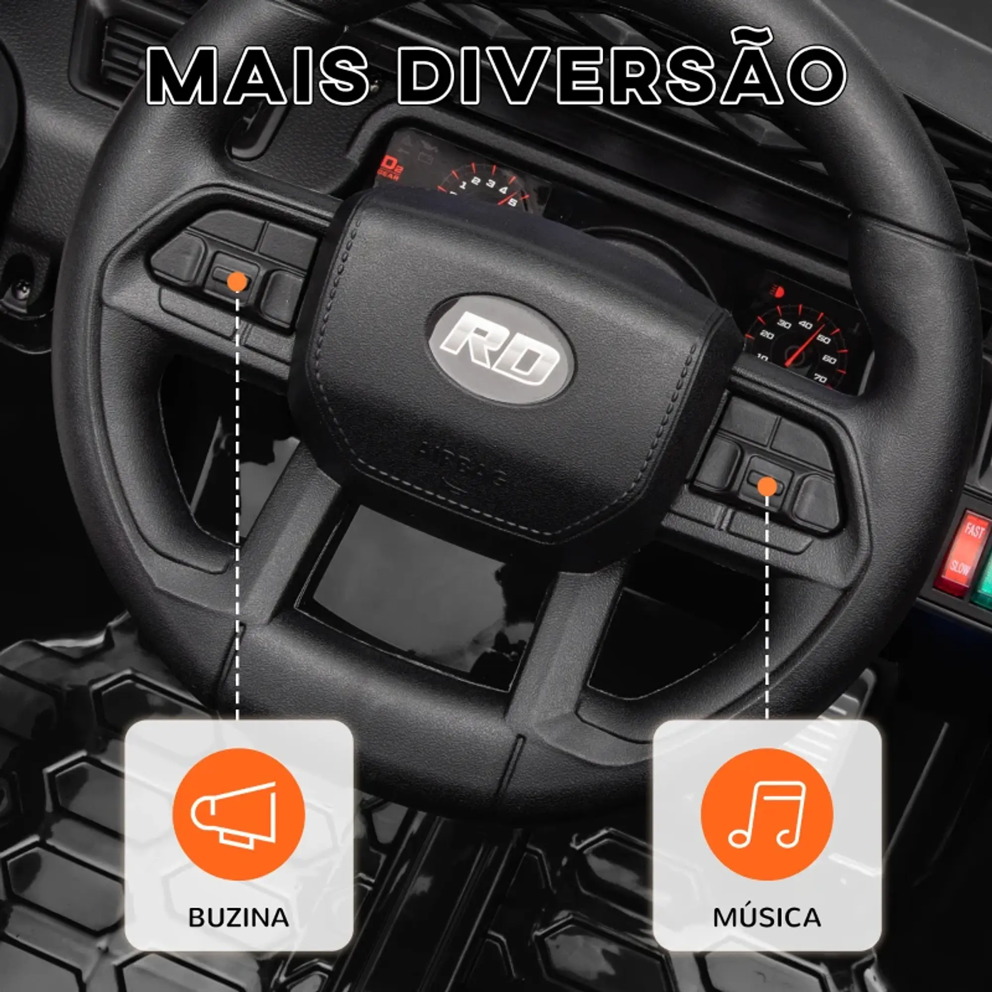 Carro Elétrico Infantil UTV 12V 8