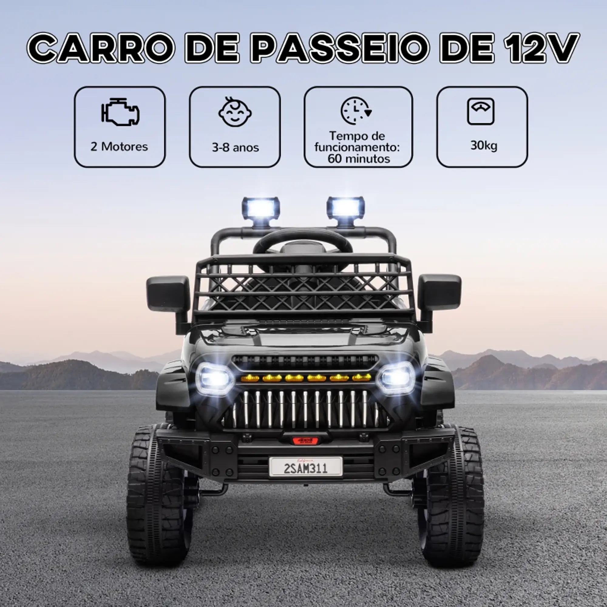 Carro Elétrico Infantil UTV 12V 13