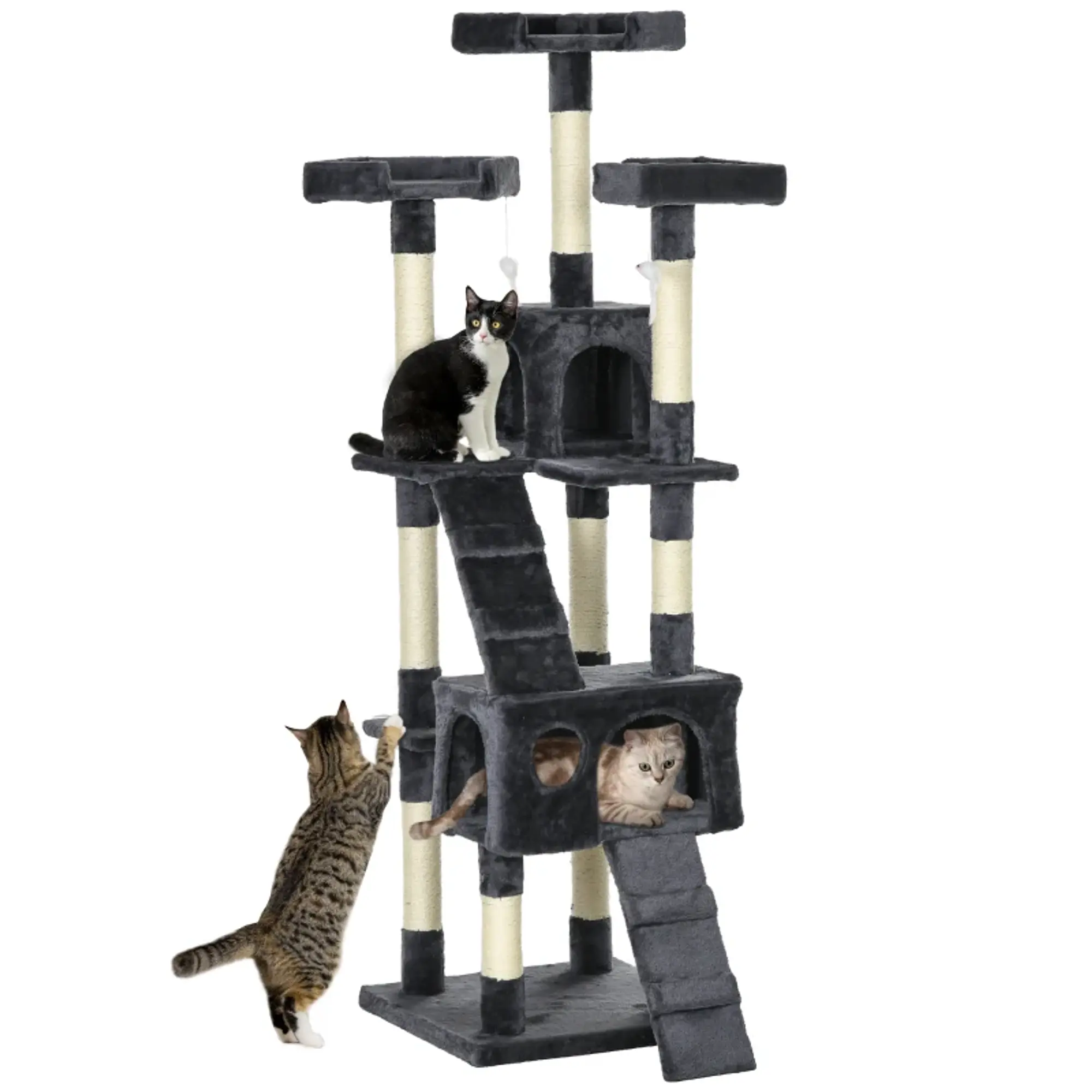 Arranhador para Gatos Grande 49x49x173 11