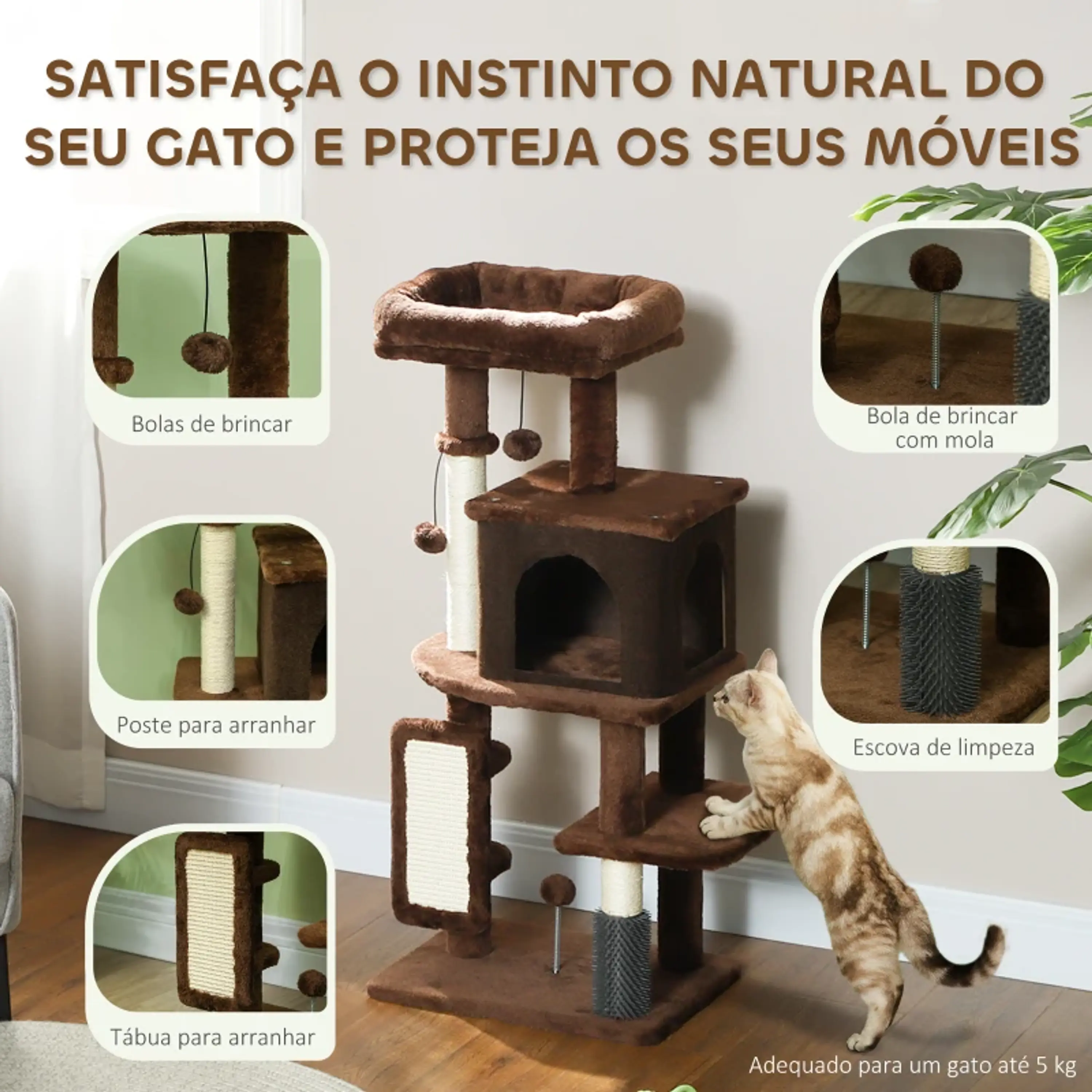 Arranhador para Gatos  104 cm 5
