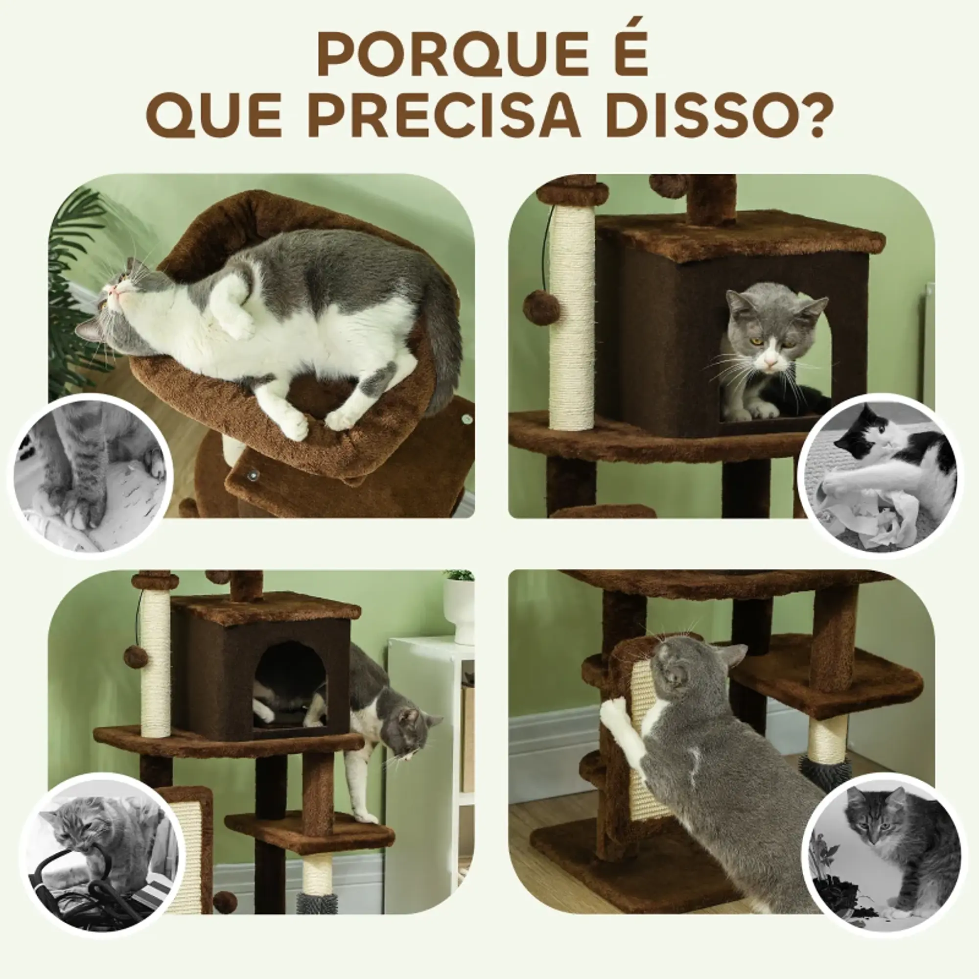 Arranhador para Gatos  104 cm 9