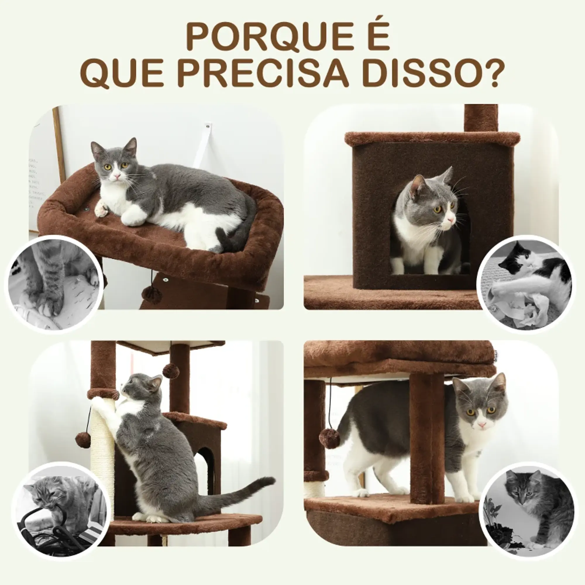 Arranhador para Gatos  132 cm 7
