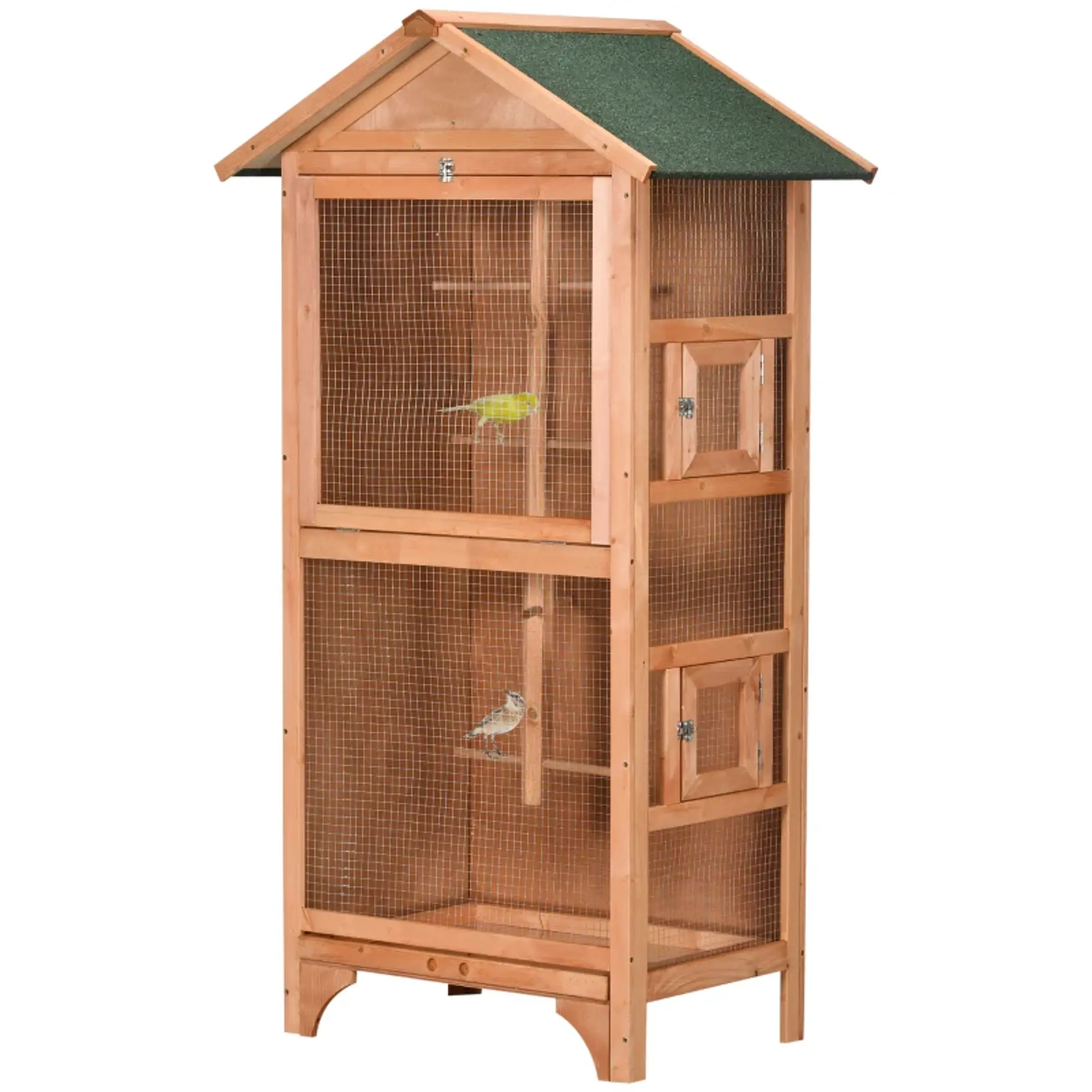 Gaiola de Madeira Natural  80,5x57x153 cm  10