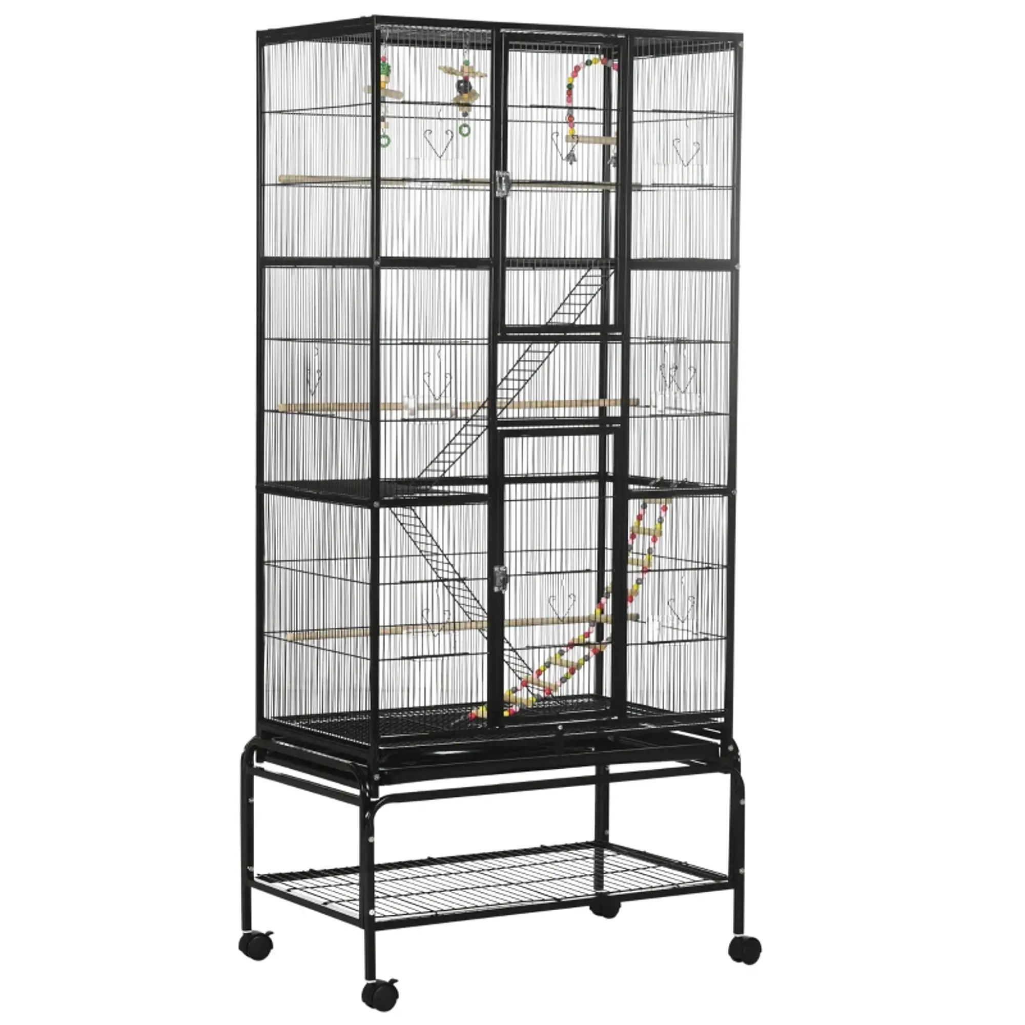 Gaiola full extras 83x53x180 cm Preto 8