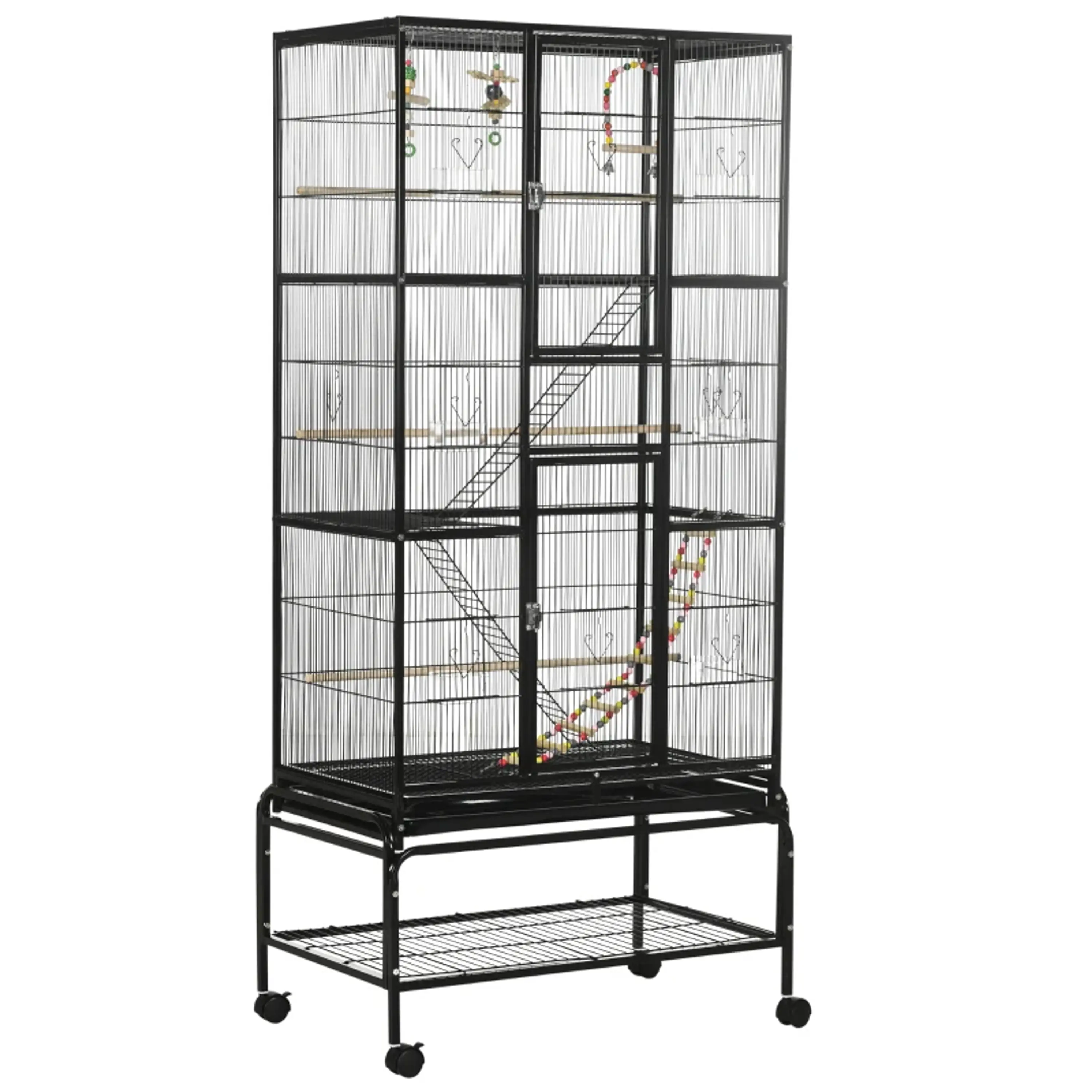 Gaiola full extras 83x53x180 cm Preto 8