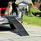 Rampa Dobrável para Cães com Superfície Antiderrapante Alça e Gancho Carga Máxima 6 - Thumbnail 1