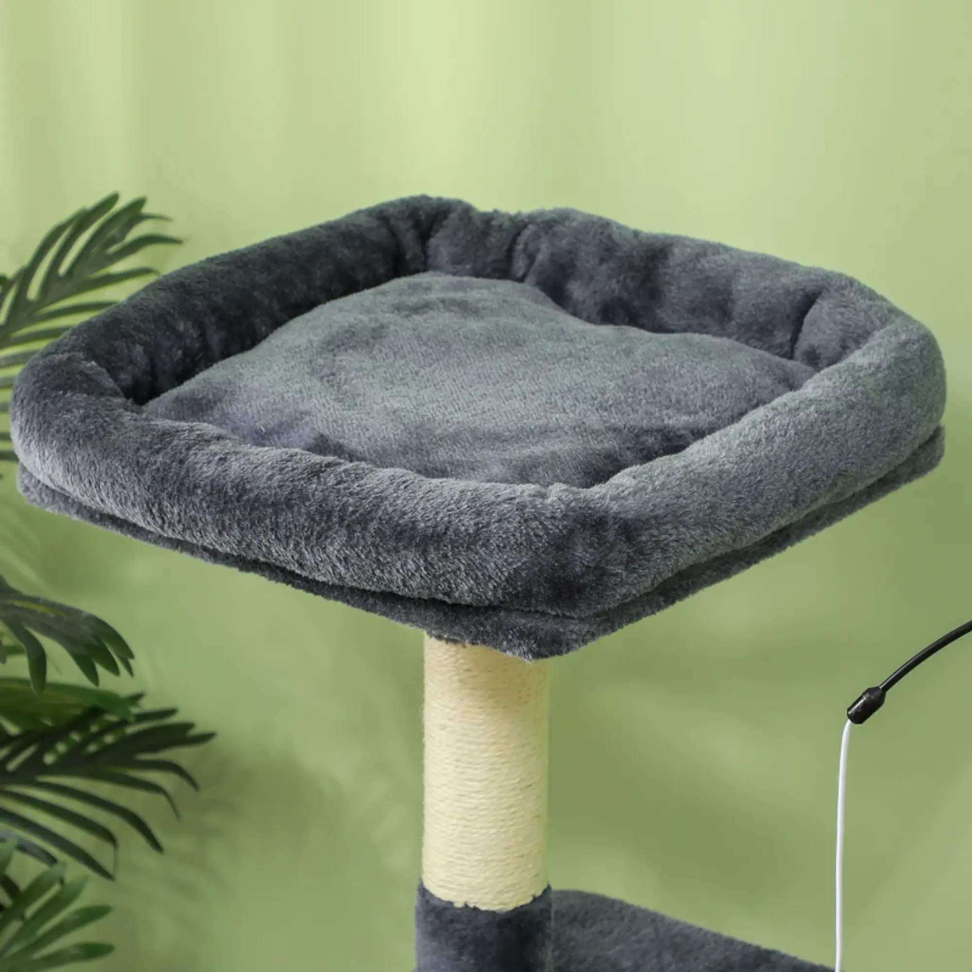 Arranhador para Gatos 134 cm Cinza Escuro 5