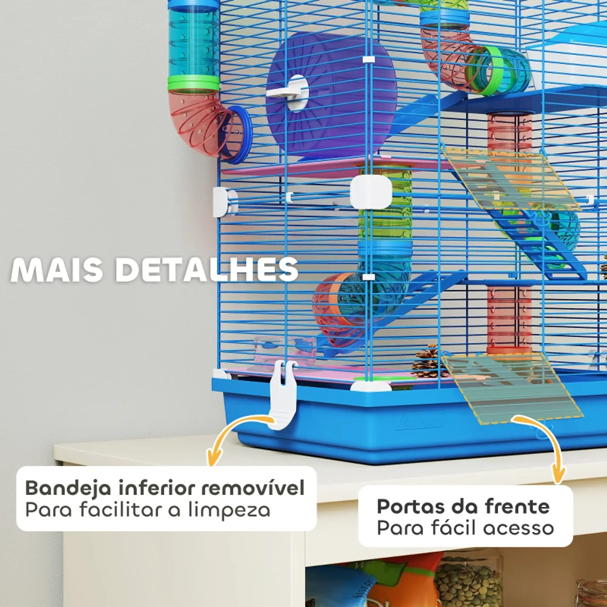 Gaiola para Hamsters com Túnel 11