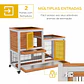 Coelheira de Madeira Interior com Rodas  110x50x88 cm - Thumbnail 8