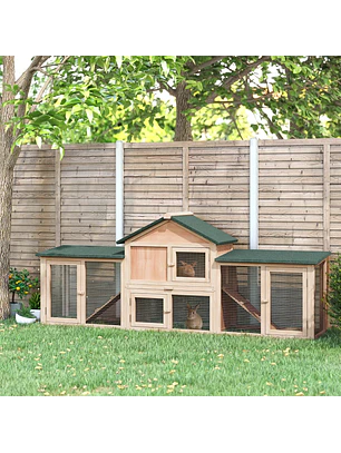 Coelheira de Madeira  Exterior 2-4 Coelhos