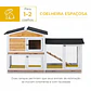 Coelheira de Madeira Exterior de 2 Níveis  - Thumbnail 12