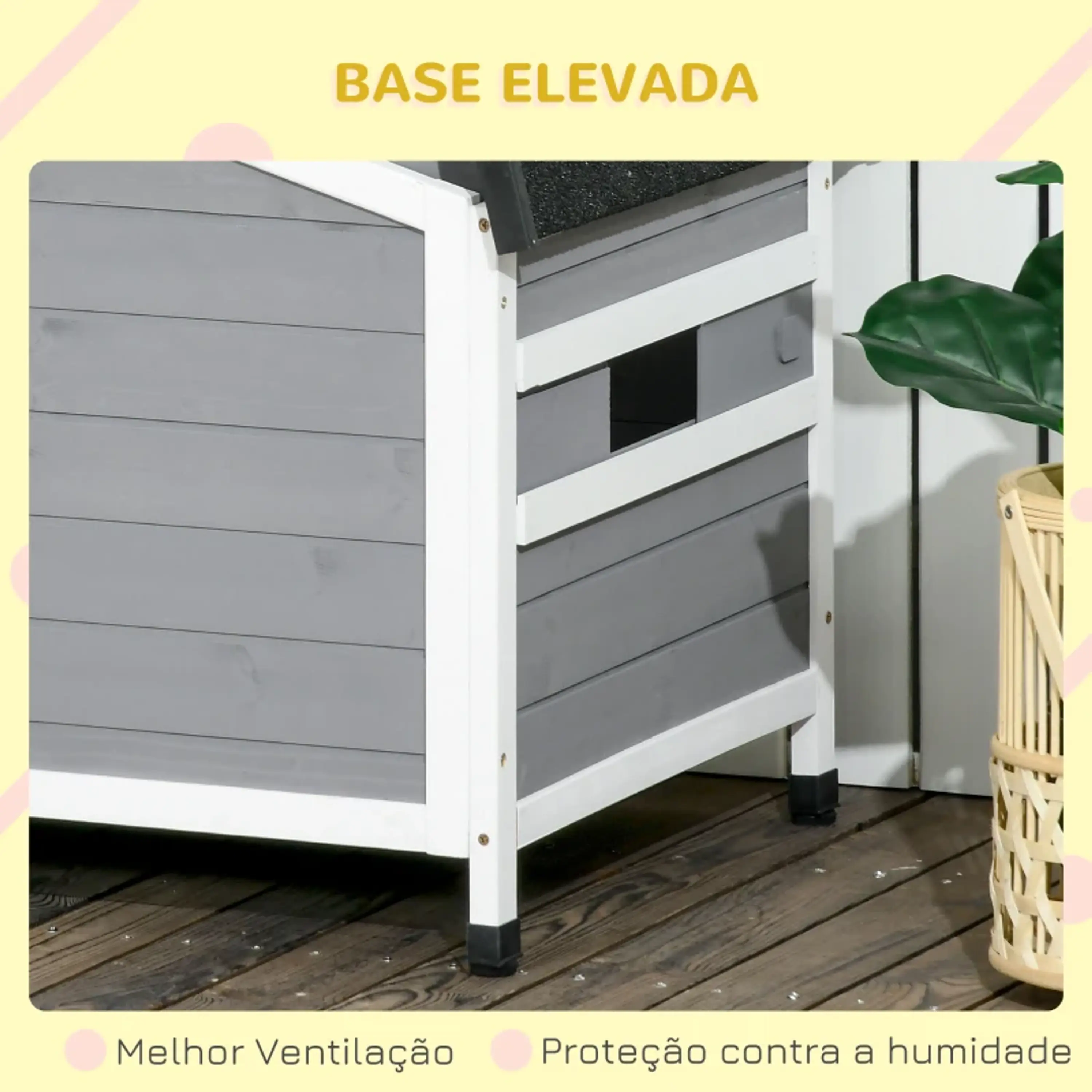 Casota para cão - Madeira  8