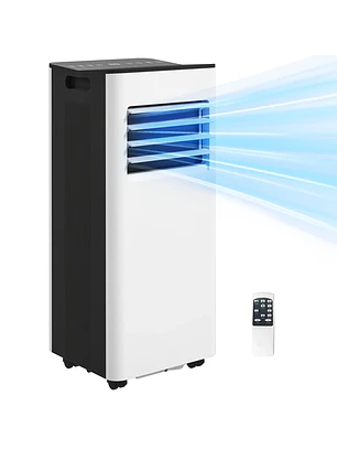 Ar Condicionado Portátil 3 em 1 9000 BTU Arrefecedor Ventoinha Desumidificador 24,1 L/ 25m²