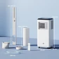Ar Condicionado Portátil 10000 BTU 2900W Arrefecedor Ventilador Desumidificador 5 em 1 para Quarto 22m² - Thumbnail 12