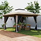Pérgola Dobrável 3,6x3,6 m com Laterais de Rede UPF50+ - Thumbnail 9