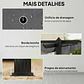 Pérgola de Jardim 4x3 m com Telhado Retrátil Estrutura de Alumínio UPF30+ - Thumbnail 7