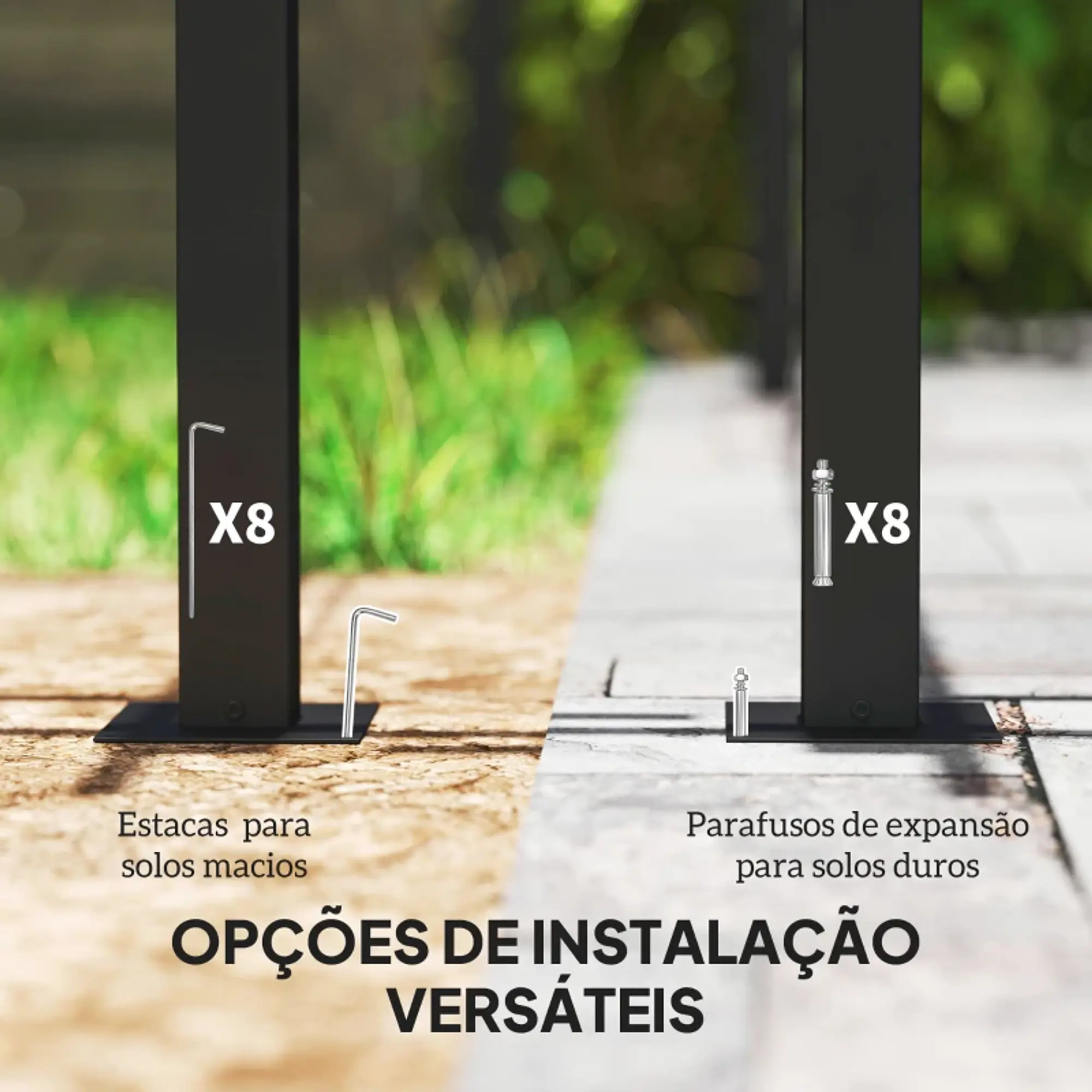 Pérgola com Teto Retrátil 3,9x3x2,2 m Paredes Laterais Tecido de Poliéster Anti UV  10