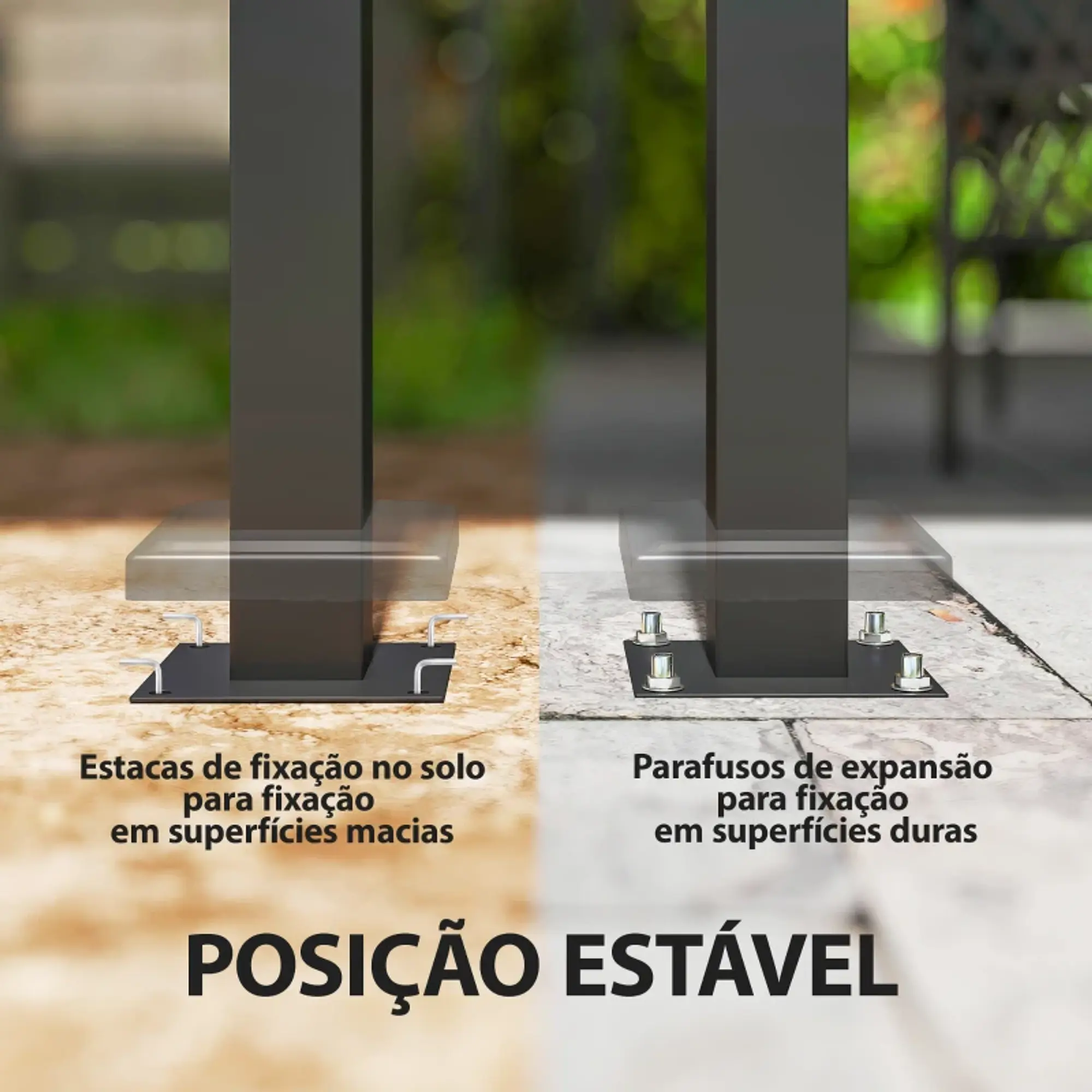 Pérgola de Jardim 370x303x290 cm Anti-UV  4