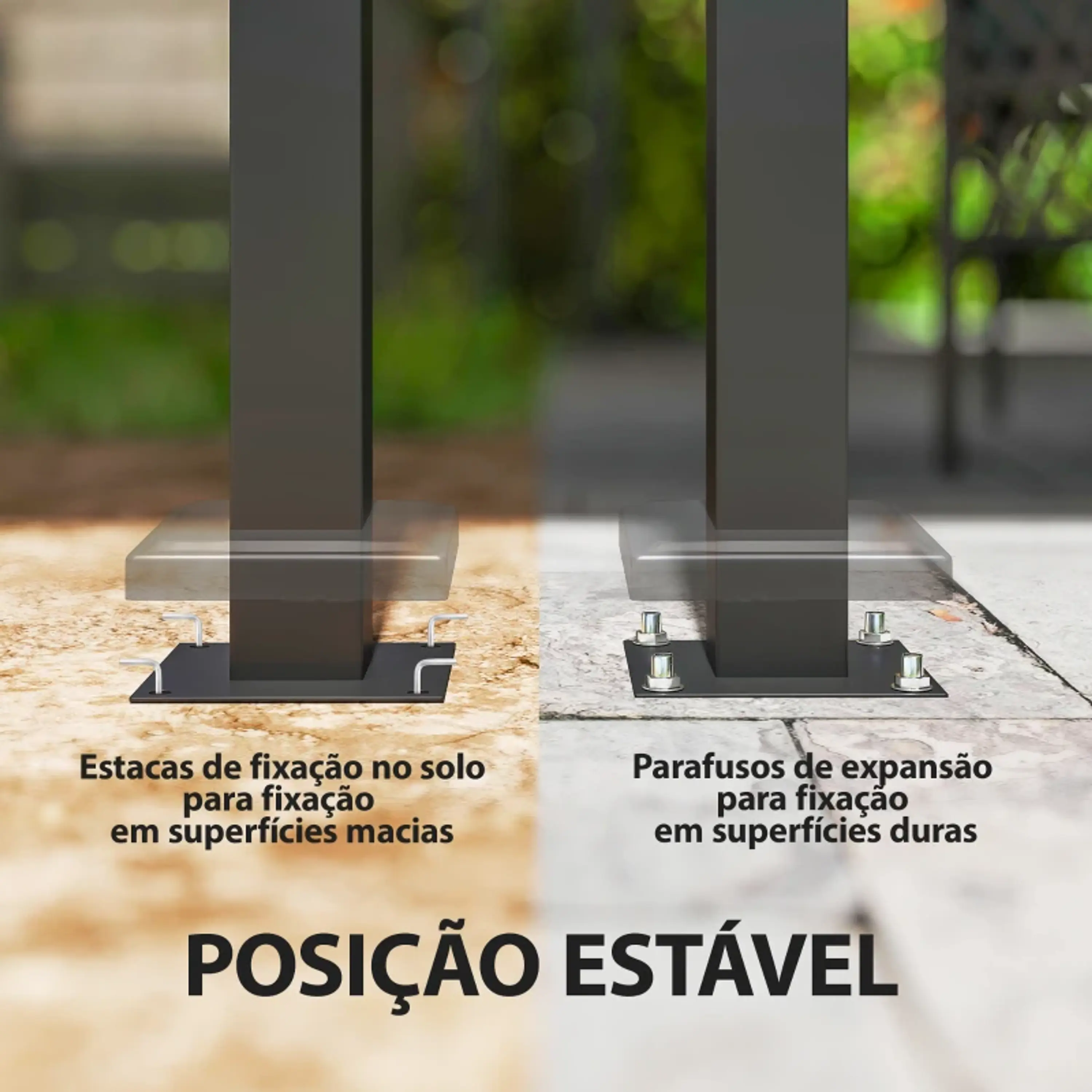 Pérgola de Jardim 370x303x290 cm Anti-UV  4